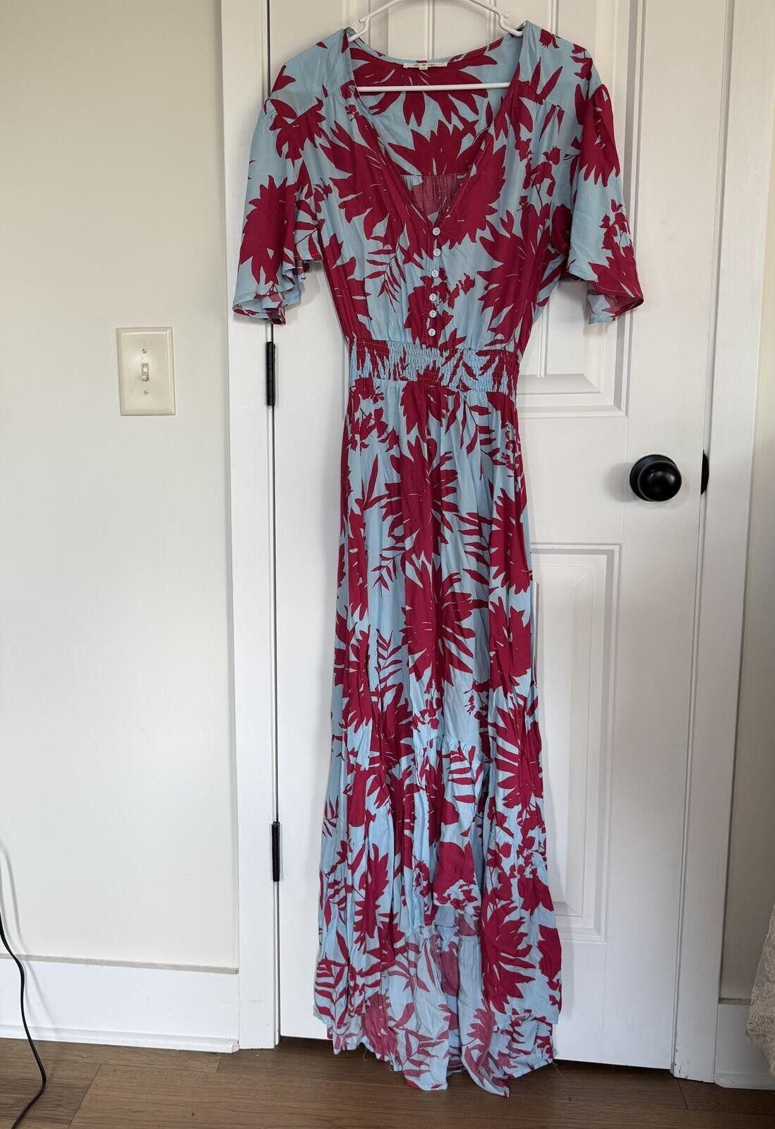 Other Abel The Label XS Floral Print Maxi Dress Size XS / US 0-2 / IT 36-38 - 1 Thumbnail