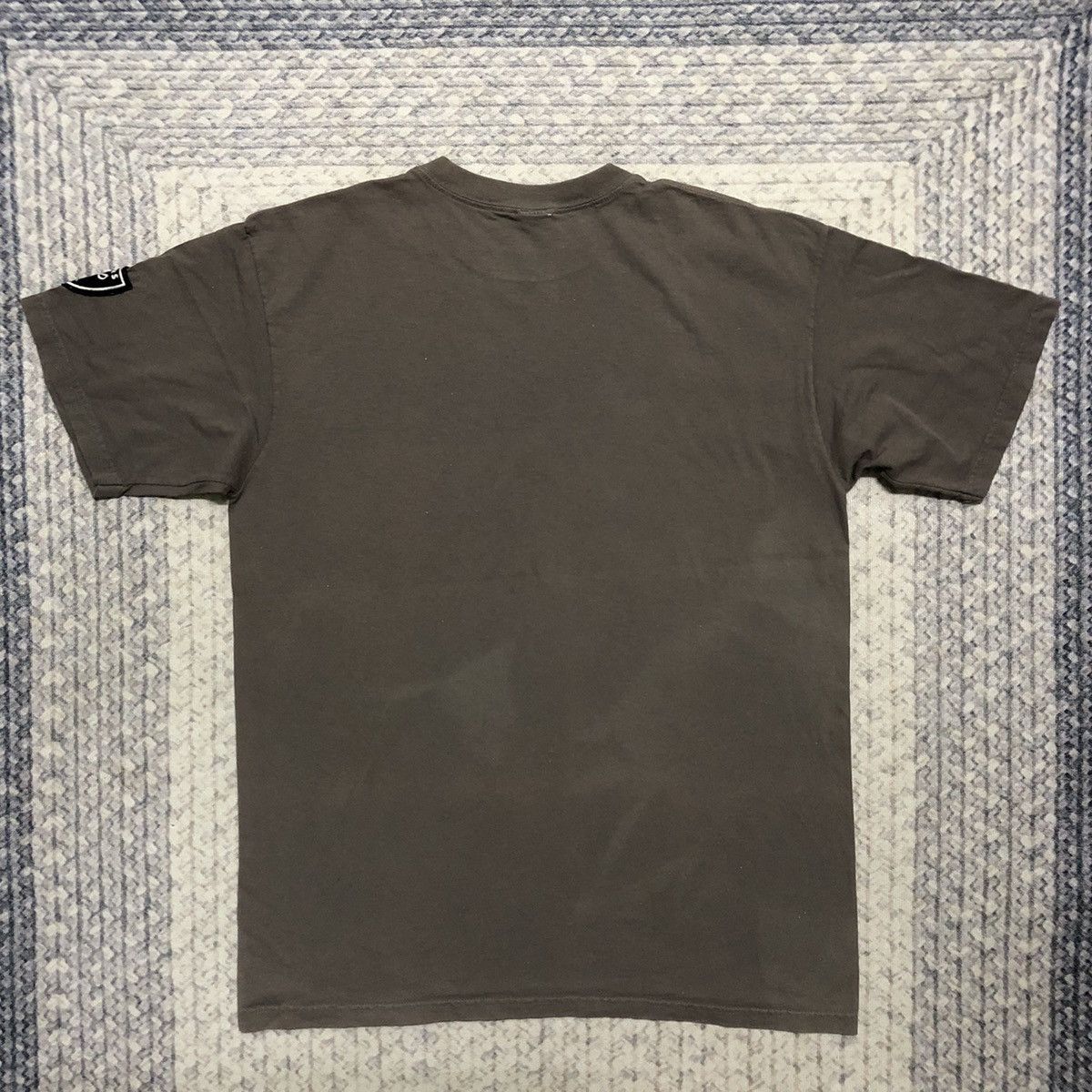 NFL × Vintage Rare Sunfaded Vintage NFL Oakland Raiders Spell Out Tees Size US L / EU 52-54 / 3 - 7 Thumbnail