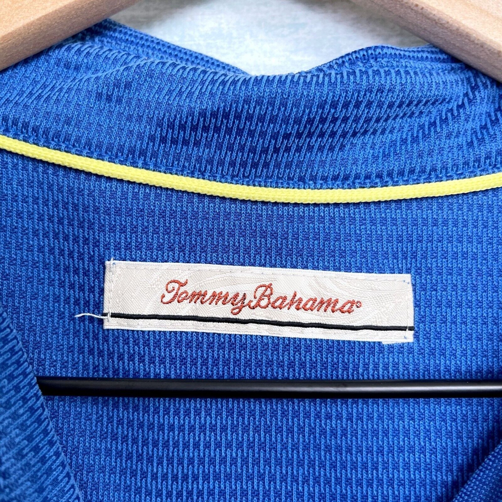 Tommy Bahama Tommy Bahama Soft Touch Polo Shirt Blue Modal Stretch Mens L Size US M / EU 48-50 / 2 - 6 Thumbnail