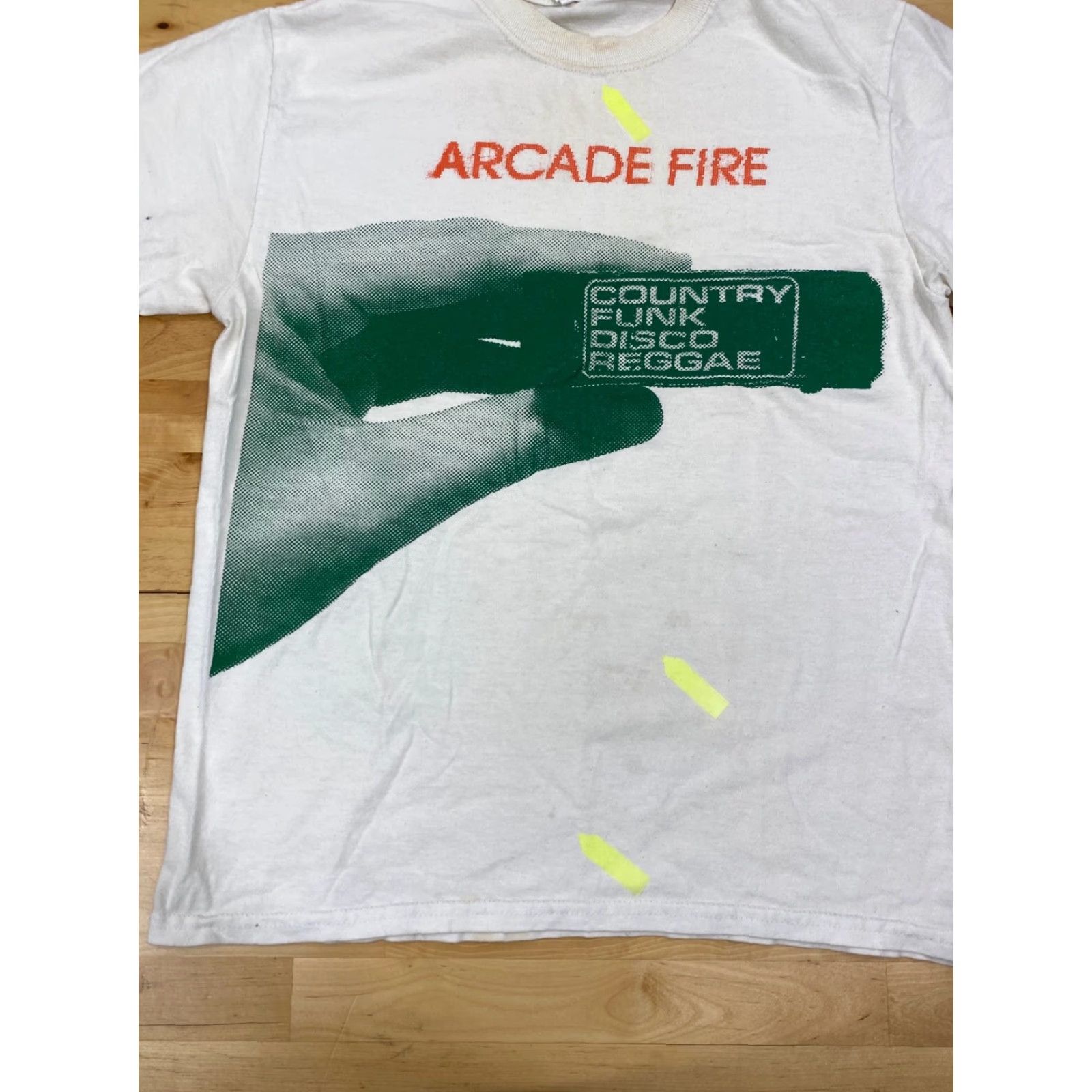 Gildan Arcade Distress #1592 Short Sleeve Shirt White S Gildan Crew Logo Unisex Adults T-Shirt Size US S / EU 44-46 / 1 - 6 Thumbnail