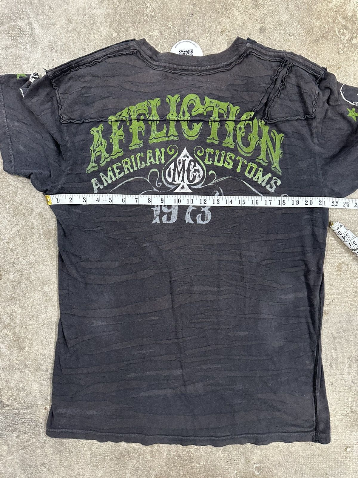 Affliction Crazy Y2K Affliction Customs Cybergoth Grunge T-Shirt Size US XL / EU 56 / 4 - 14 Thumbnail