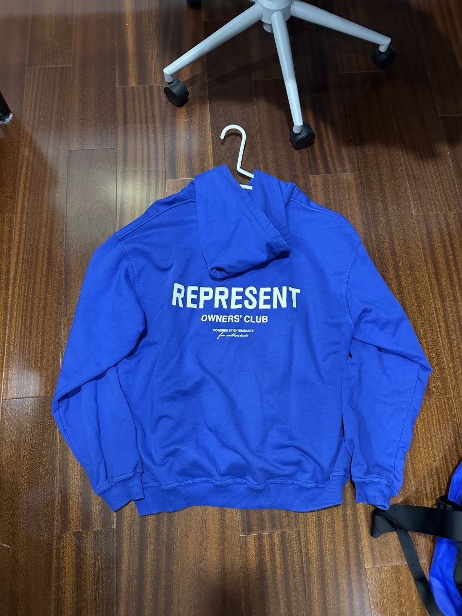 Represent Clo. Represent Clothing Cobalt Blue Hoodie Size US XL / EU 56 / 4 - 2 Thumbnail