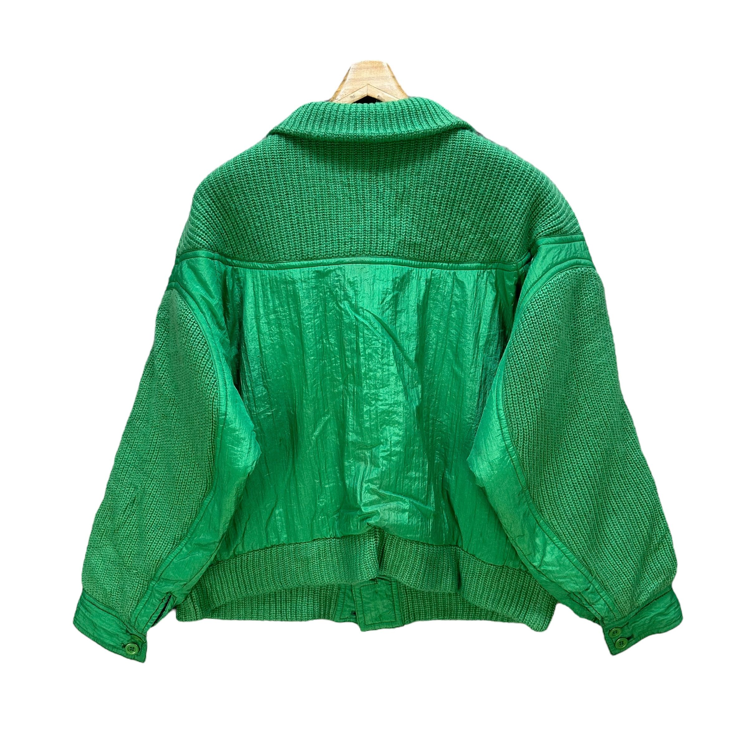 Vintage DOROTENNIS Paris Tokyo Style Hybrid Knitted Jacket #A72-1743 Size M / US 6-8 / IT 42-44 - 12 Thumbnail