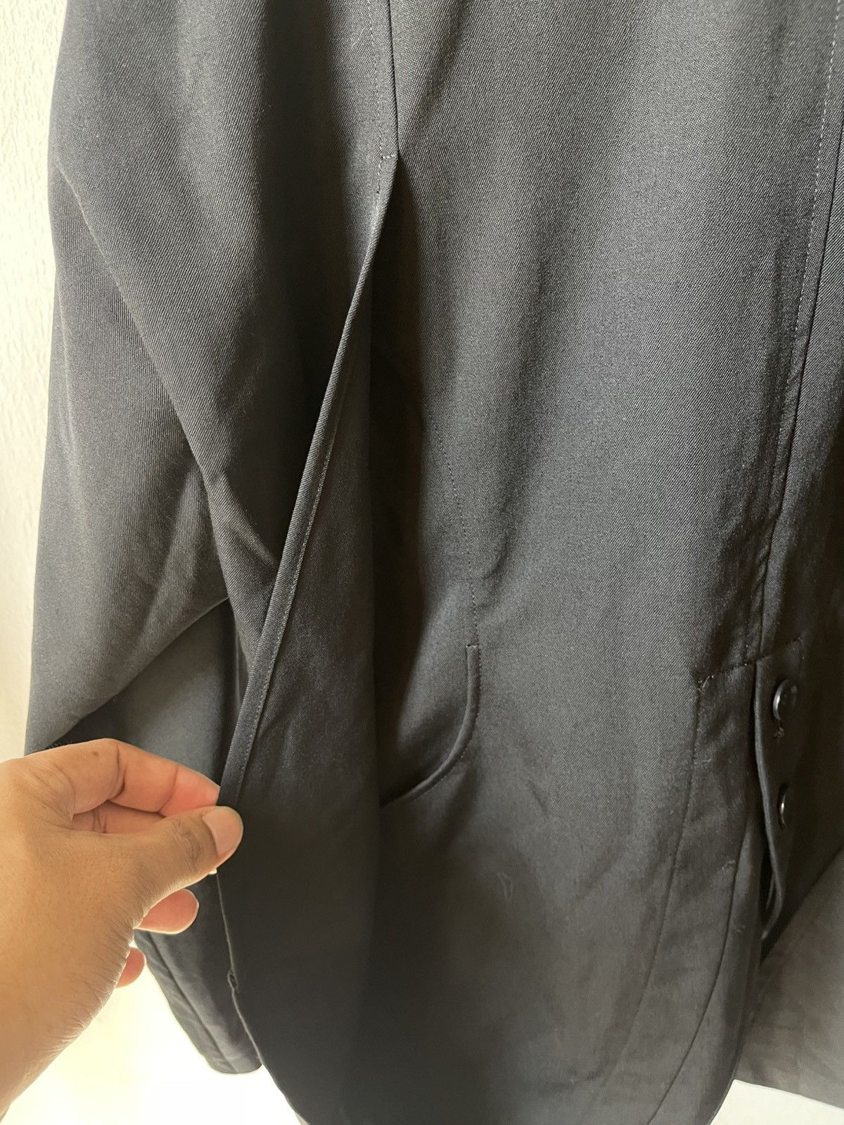 Yohji Yamamoto Yohi Yamamoto + Noir Asymentric Back Pocket Design 10 Size US S / EU 44-46 / 1 - 13 Thumbnail