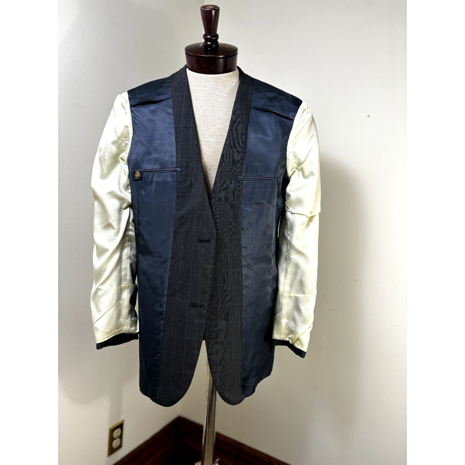 Brooks Brothers Brooks Brother Men's Sport Coat Blazer Size 41L Windowpane G Size 42L - 9 Thumbnail