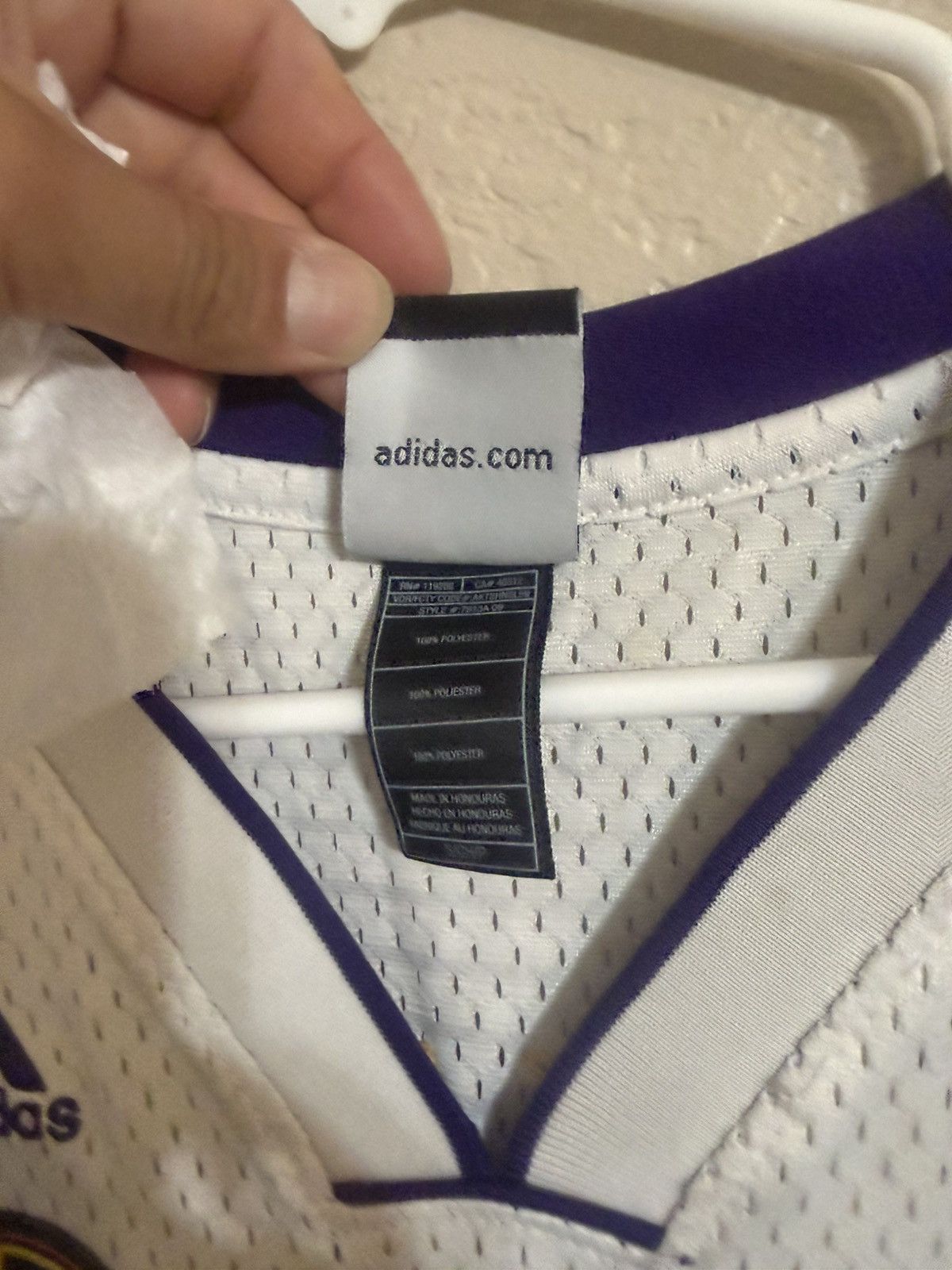 Adidas NOCHE LATINA KOBE BRYANT ADIDAS LAKERS SMALL S SWINGMAN Size US S / EU 44-46 / 1 - 4 Thumbnail