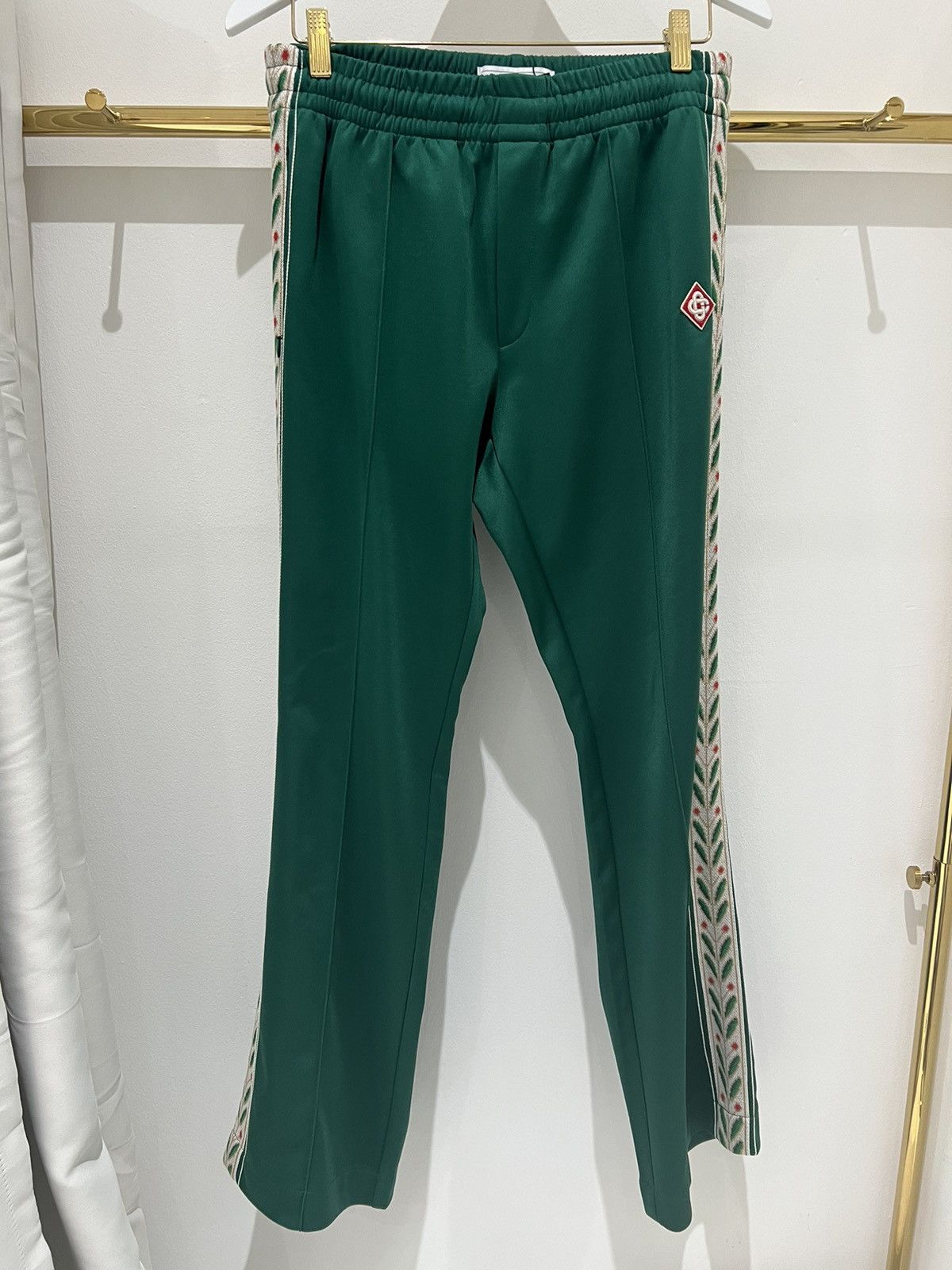 Casablanca Casablanca logo-appliqué track pants Green Size M Size US 30 / EU 46 - 4 Thumbnail