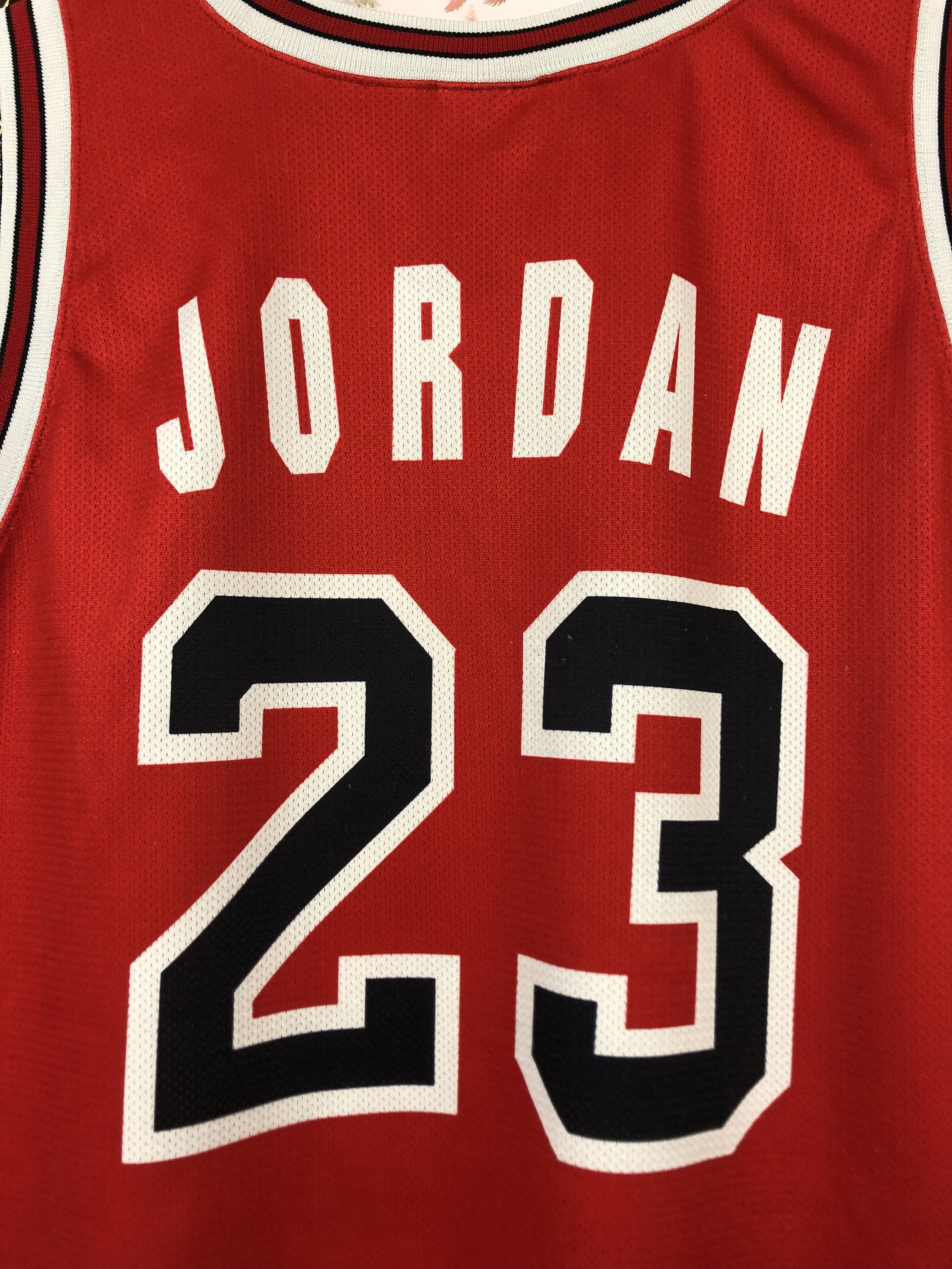 Champion Vintage Chicago Bulls NBA 23 Jordan Jersey Shirt Rare Size US XL / EU 56 / 4 - 12 Thumbnail