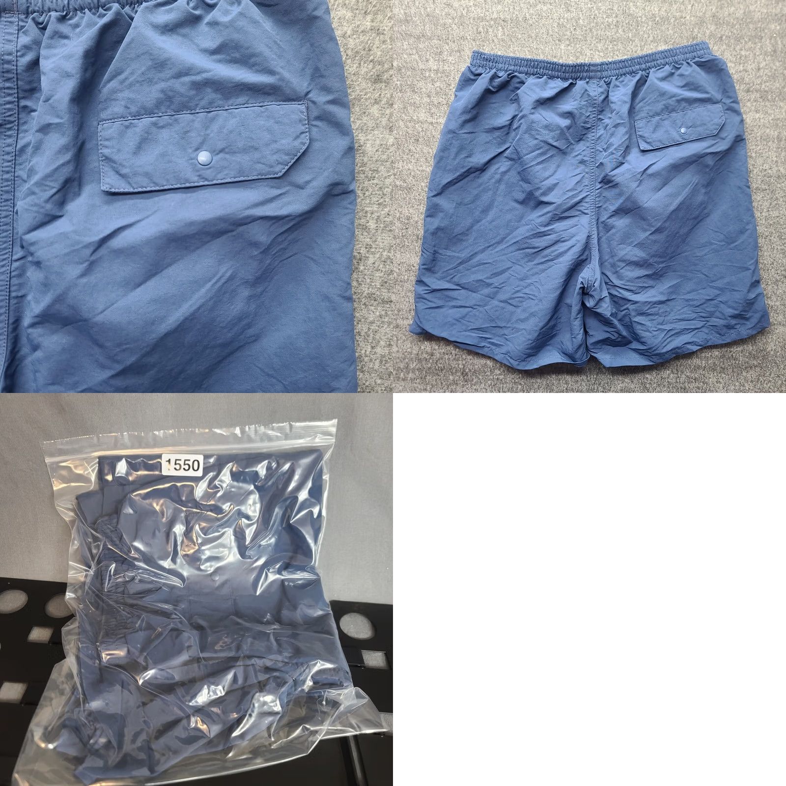 Patagonia Patagonia Shorts Mens M Netplus Shells Baggies Snap Pockets Lined Blue Size US 31 - 8 Thumbnail
