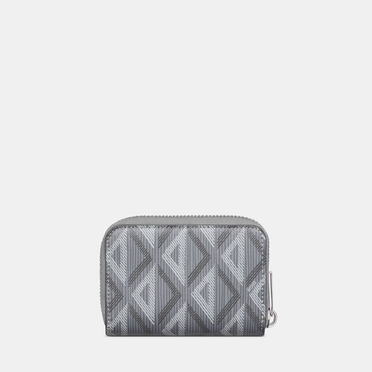 Dior o1bcso1str0226 Size :OS/ Zipped Coin Purse in Grey Size ONE SIZE - 4 Thumbnail