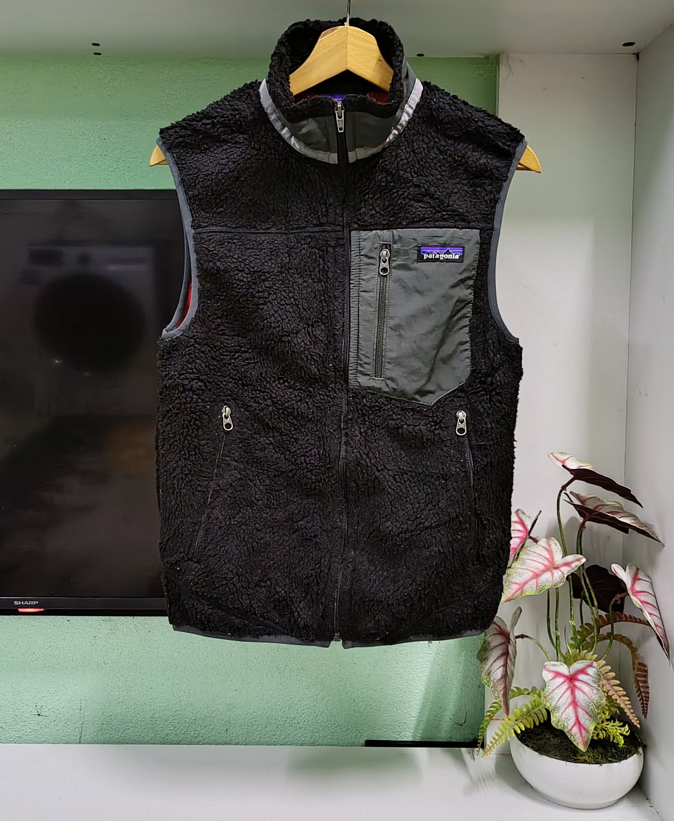 Patagonia Fleece Deep Pile Retro X Vest Jacket