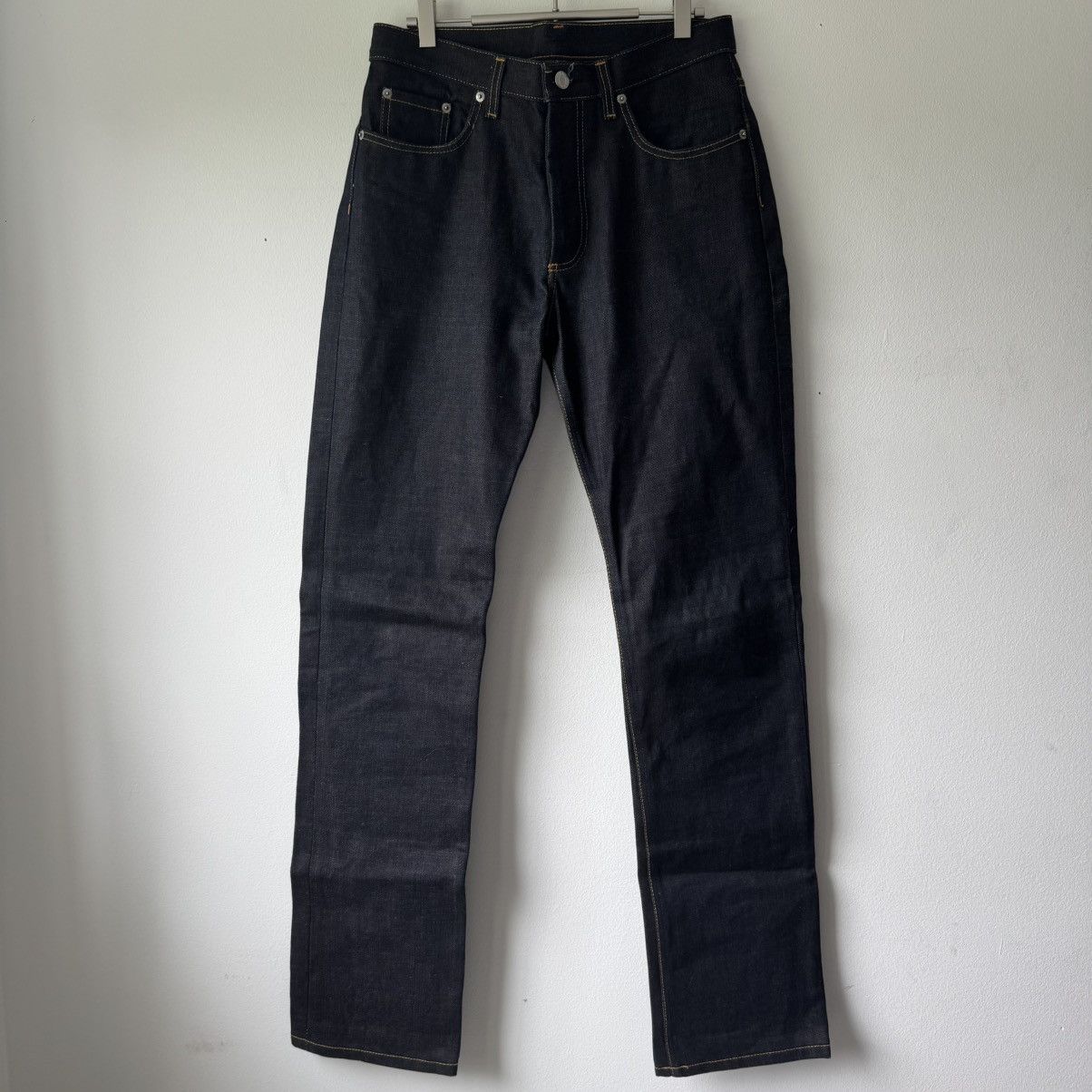 Helmut Lang Helmut Lang 1999 Italian Cut Vintage Burned Denim Size US 29 - 1 Thumbnail