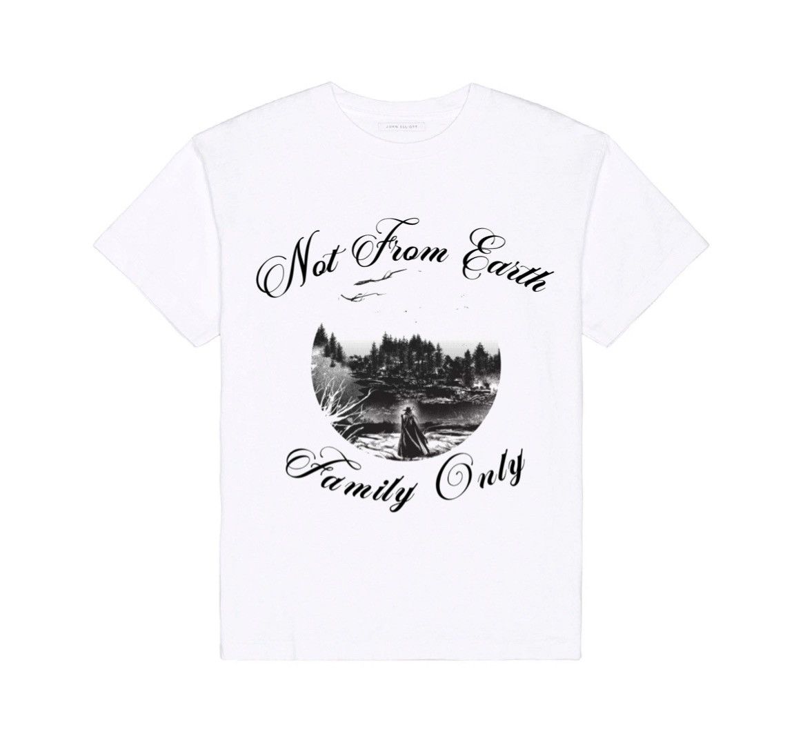 Japanese Brand × Vintage Not From Earth Family Only Tee Size US M / EU 48-50 / 2 - 1 Thumbnail