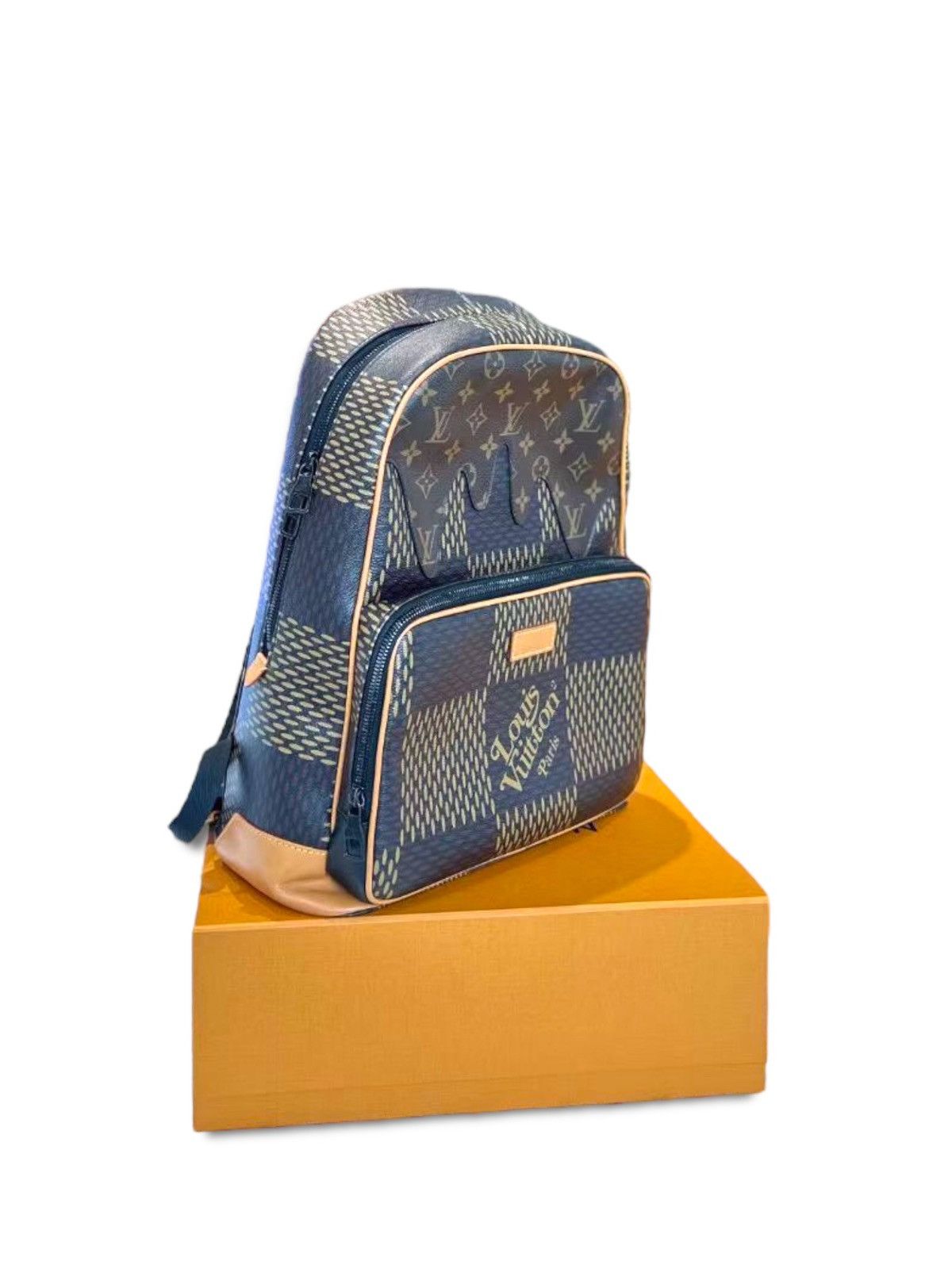 Louis Vuitton × Nigo Louis Vuitton × Nigo Giant Damier Campus Backpack Size ONE SIZE - 2 Thumbnail
