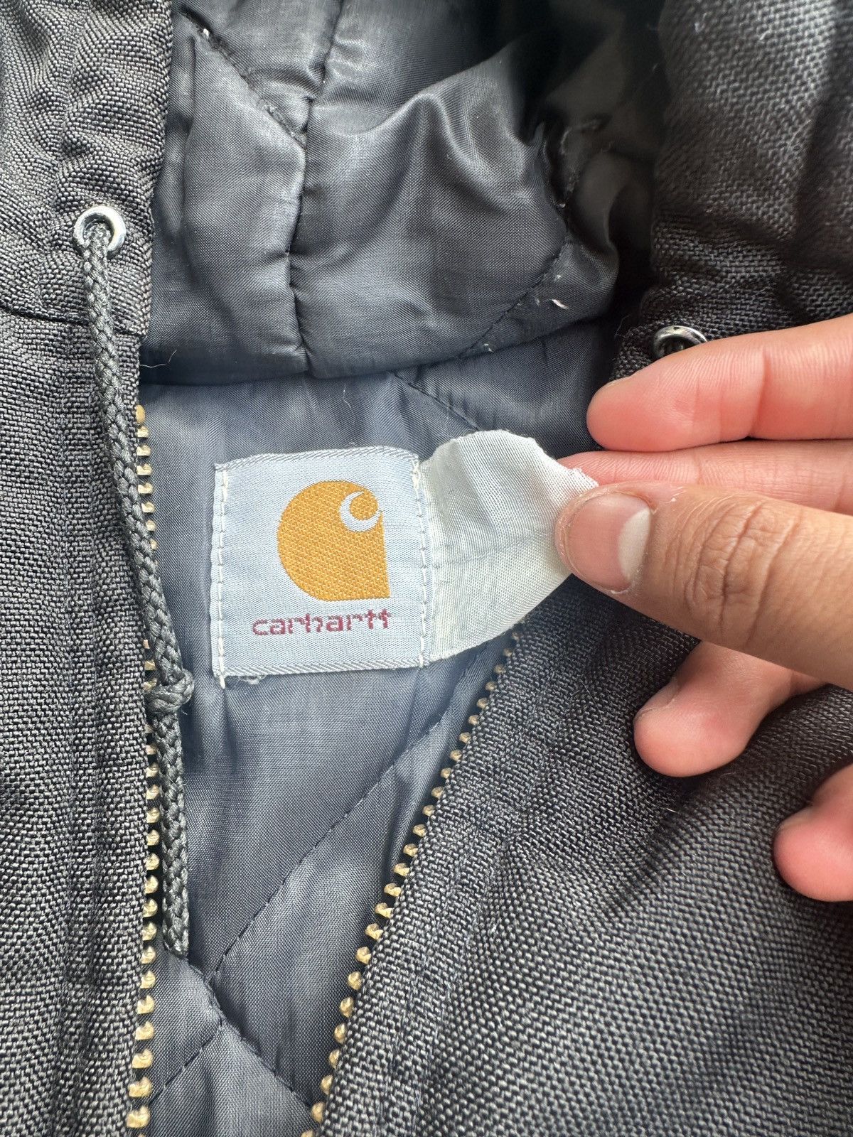 Carhartt × Vintage Black Carhartt Zip Up Size US S / EU 44-46 / 1 - 2 Thumbnail