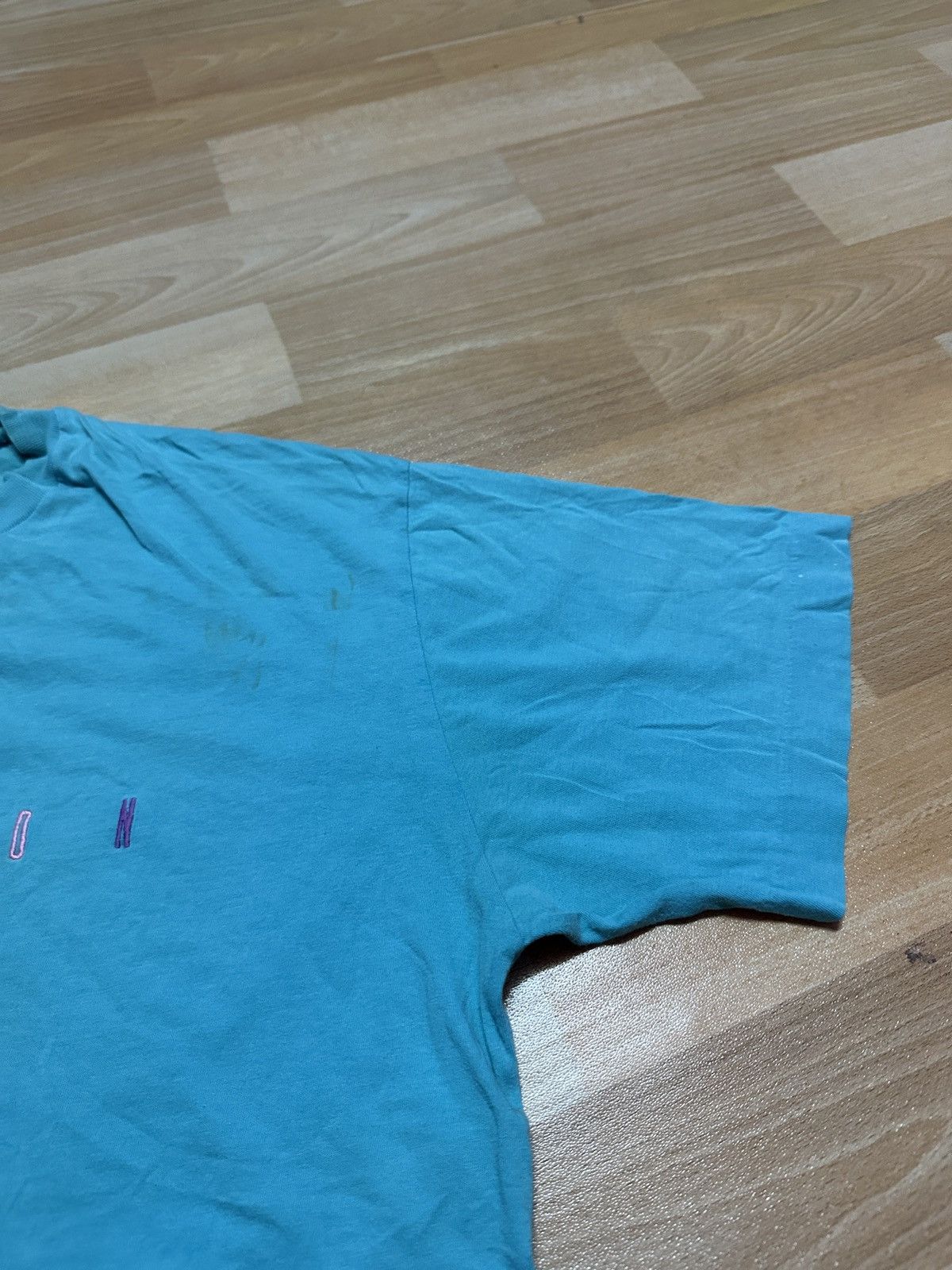Benetton × United Colors Of Benetton 🌈 Benetton Colourfull Spellout Simple Style Tee Size US XL / EU 56 / 4 - 6 Thumbnail