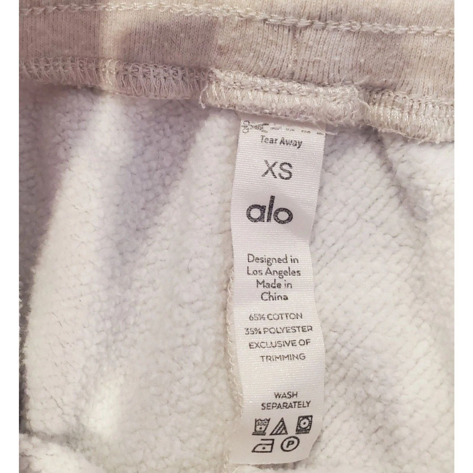Alo High Waist Easy Sweat Shorts Women's Size XS