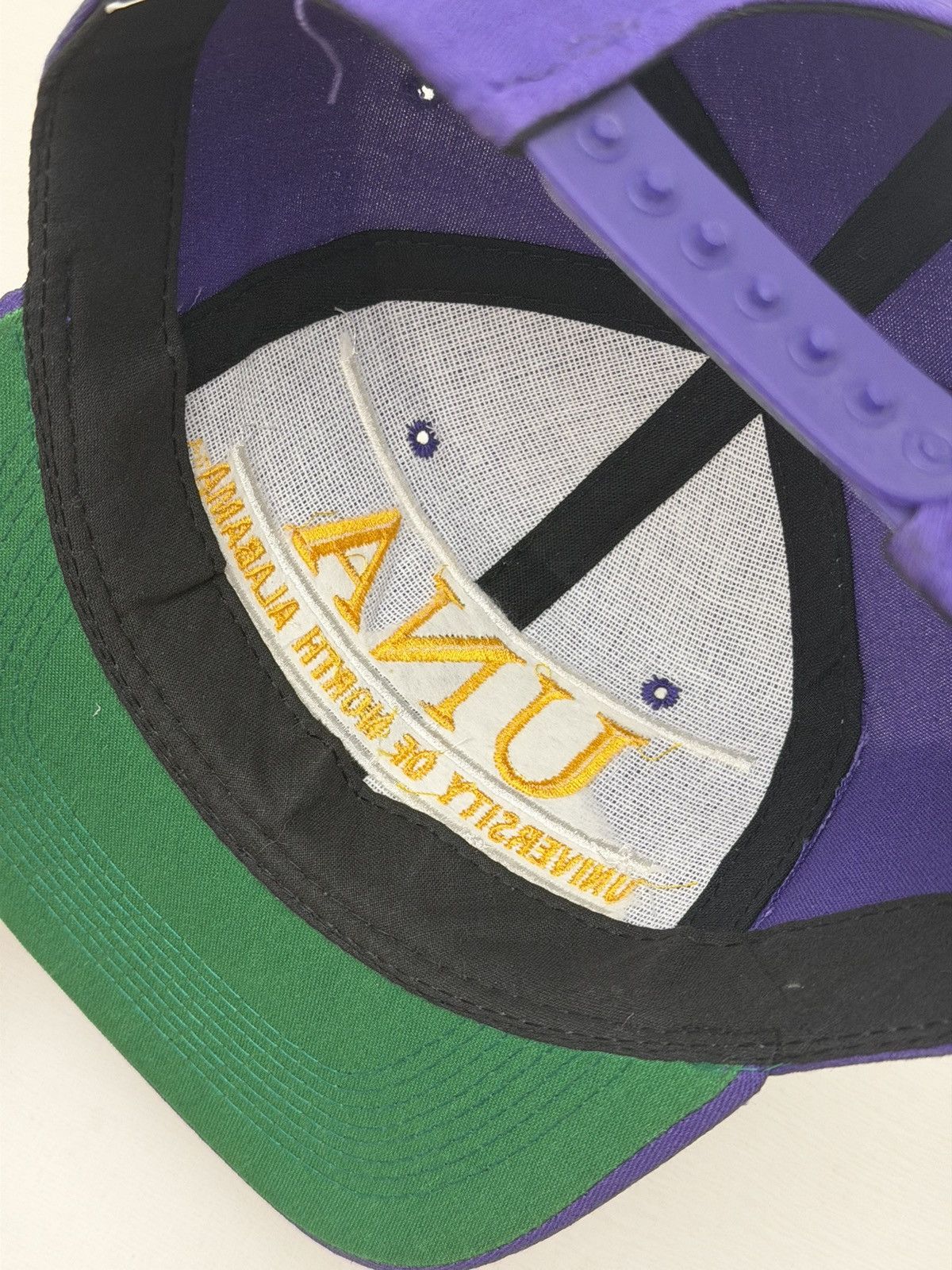 NCAA Vintage 90s University of North Alabama UNA Snapback Rare Size ONE SIZE - 8 Thumbnail