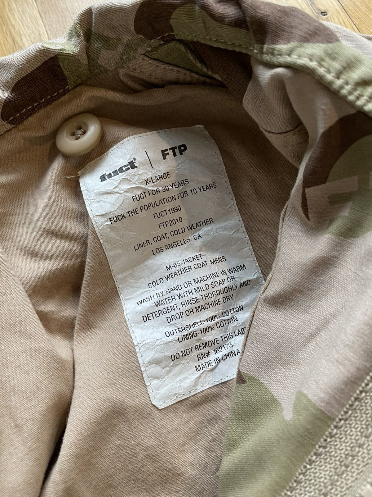 Fuck The Population FTP x FUCT Desert Camo Field Jacket (XL) Rare Archive Size US XL / EU 56 / 4 - 10 Thumbnail