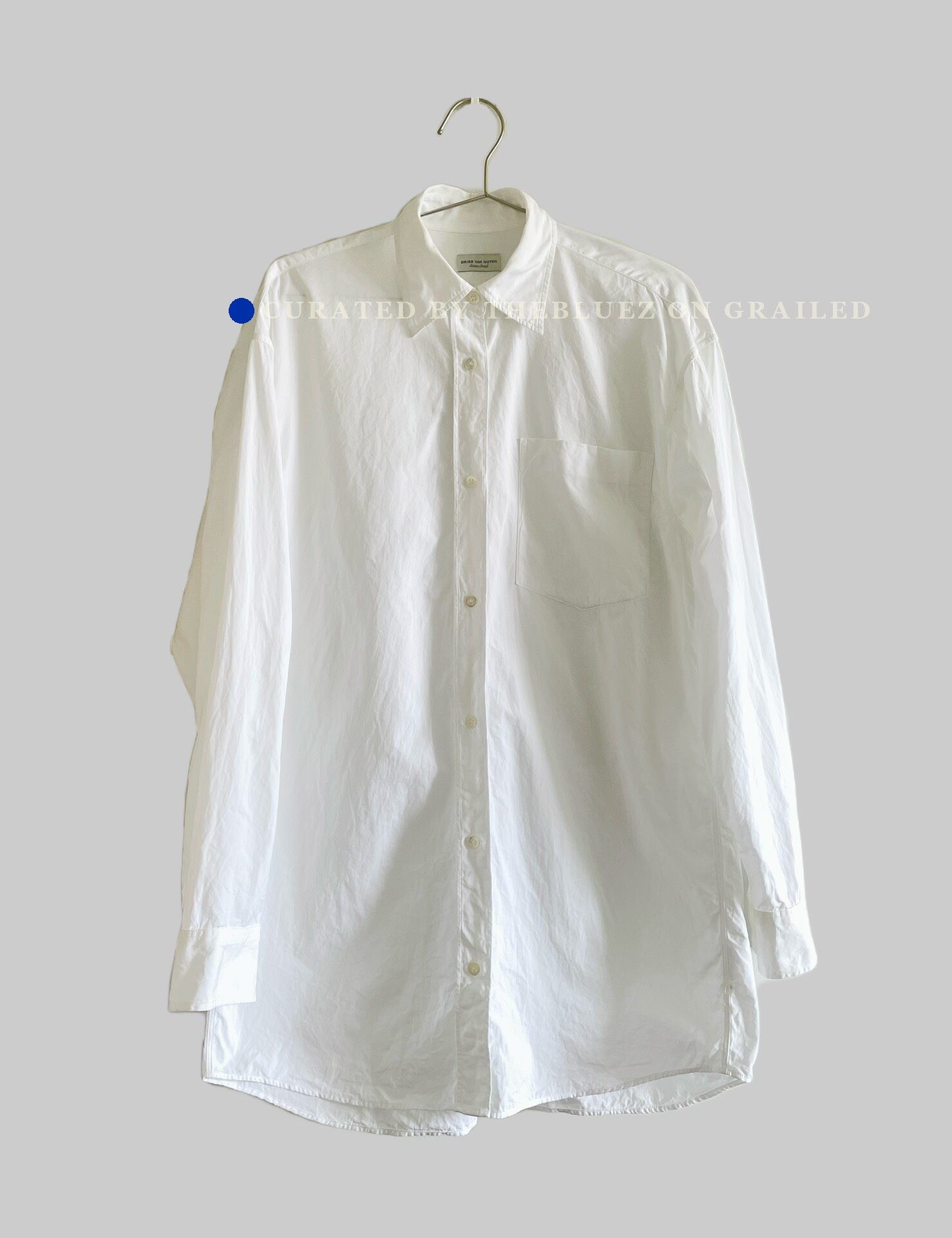 Dries Van Noten Dries Van Noten Unisex White Cotton Shirt Size US XS / EU 42 / 0 - 1 Thumbnail