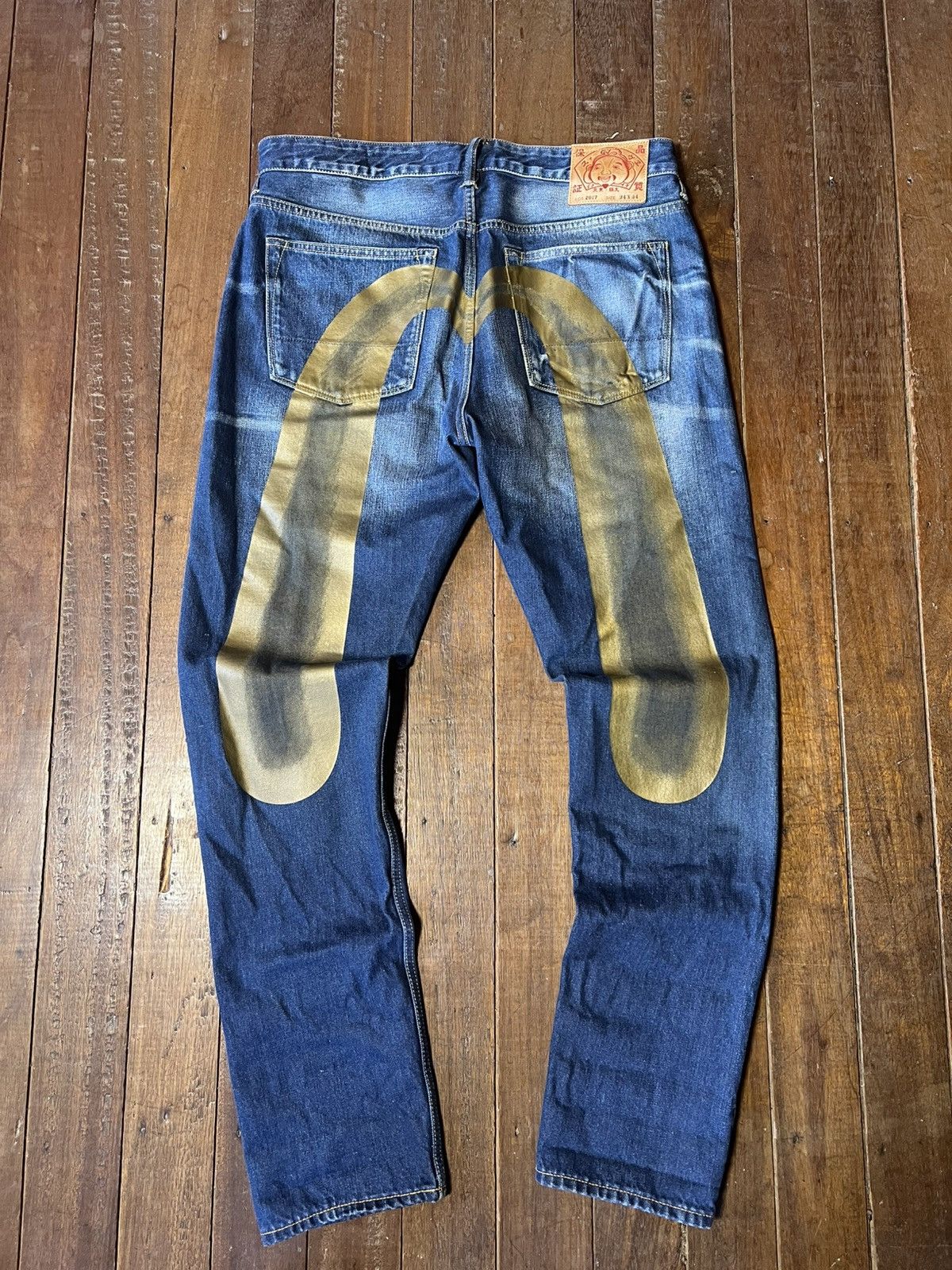 Evisu Evisu Daicock Denim Pants Size US 34 / EU 50 - 2 Thumbnail