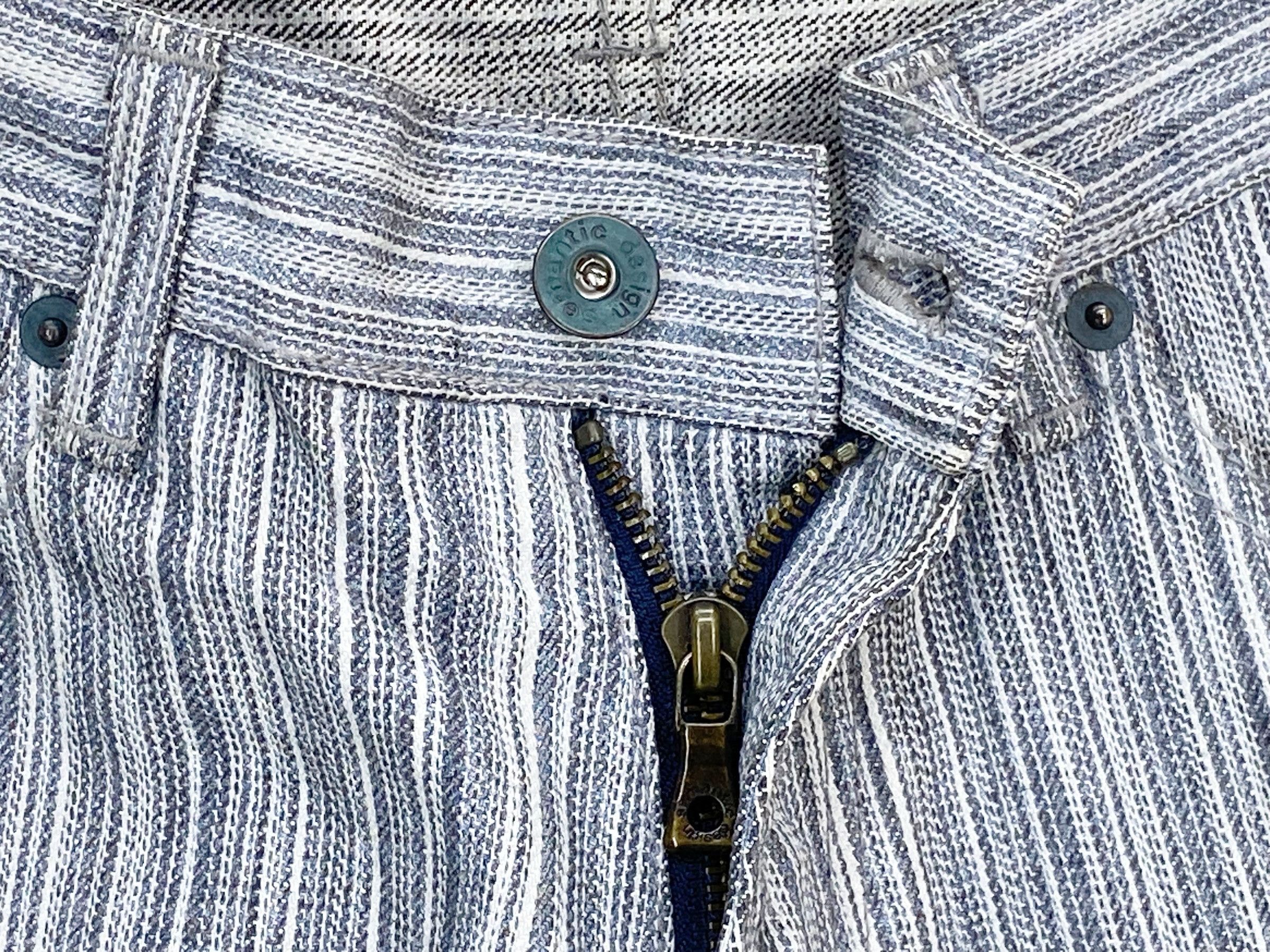 Japanese Brand Semantic Design Stripes Punk Denim Jeans Japanese Brand Size US 29 - 8 Thumbnail