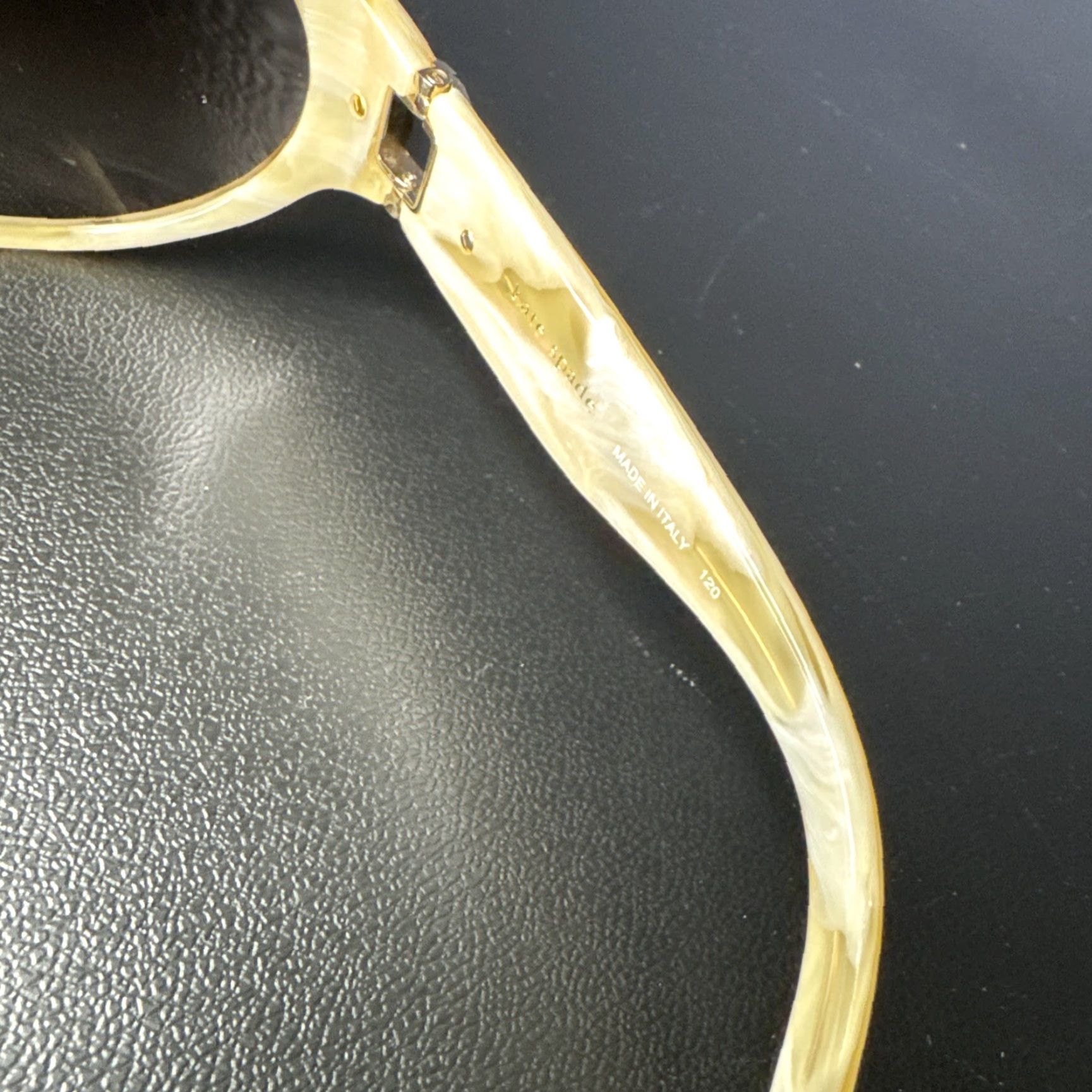 Vintage VINTAGE Kate Spade Dawn Sunglasses Woman Italy Dawn/S Ivory Brown Gradient Lens Women’s Size ONE SIZE - 6 Thumbnail