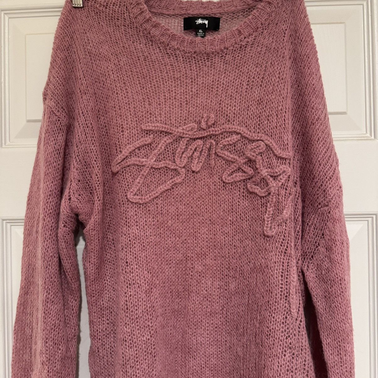Stussy Stussy Loose knit sweater Size US XL / EU 56 / 4 - 3 Thumbnail