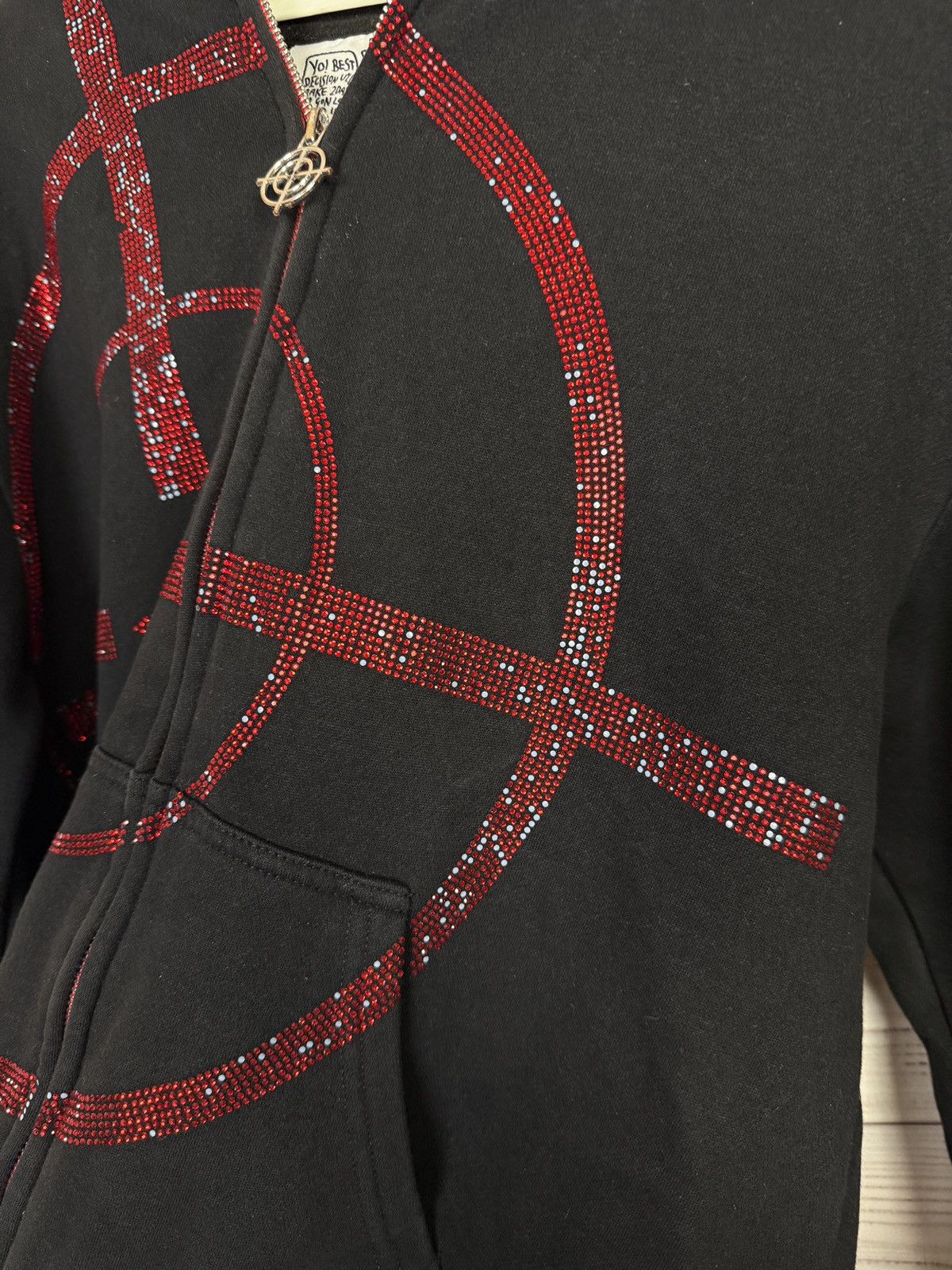 Named Collective Named Collective Mission Zip Hoodie Black/Red Target Size US M / EU 48-50 / 2 - 14 Thumbnail