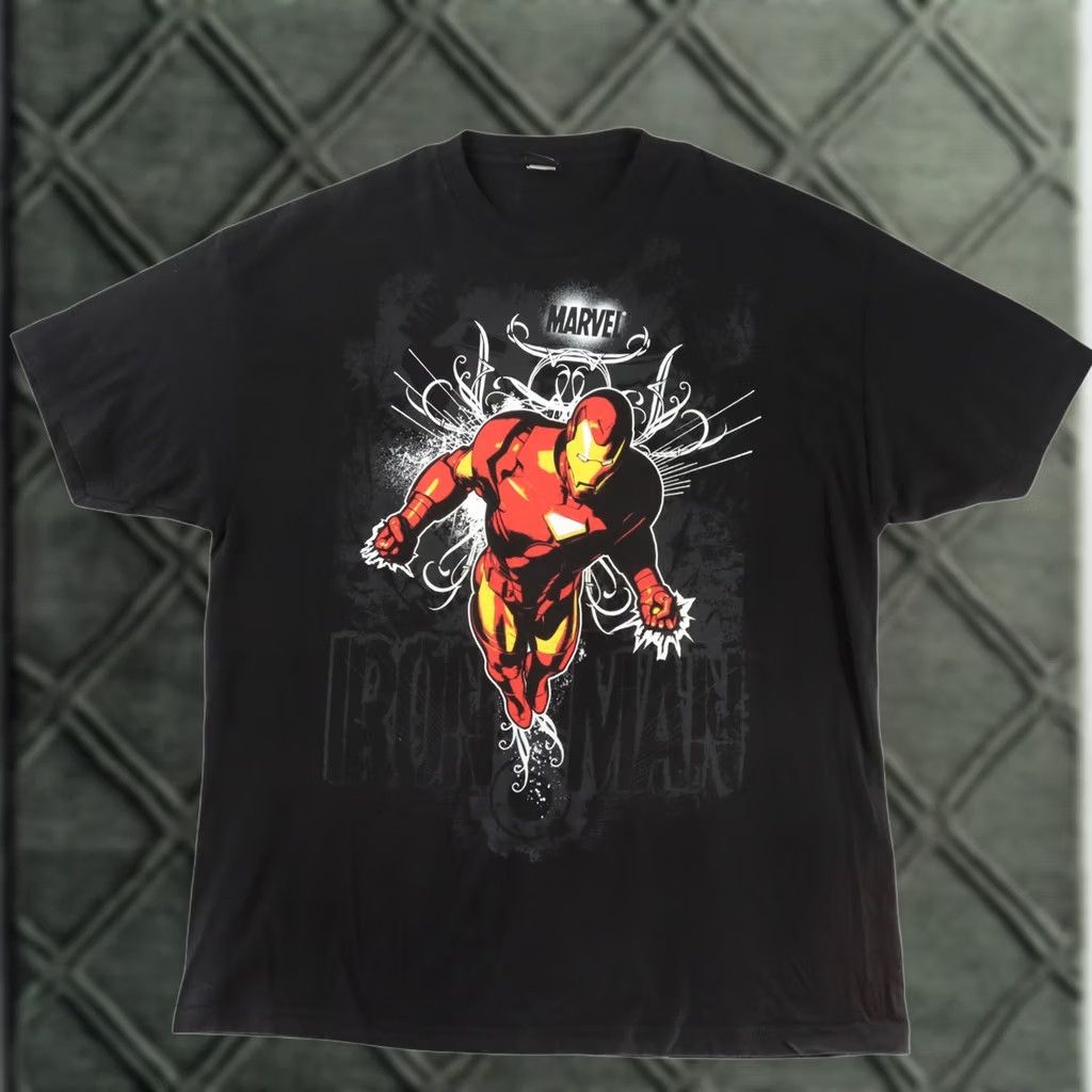 Mad Engine VINTAGE Marvel Iron Man Mad Engine T Shirt XL Black Boys? Mens? Size US XL / EU 56 / 4 - 1 Thumbnail