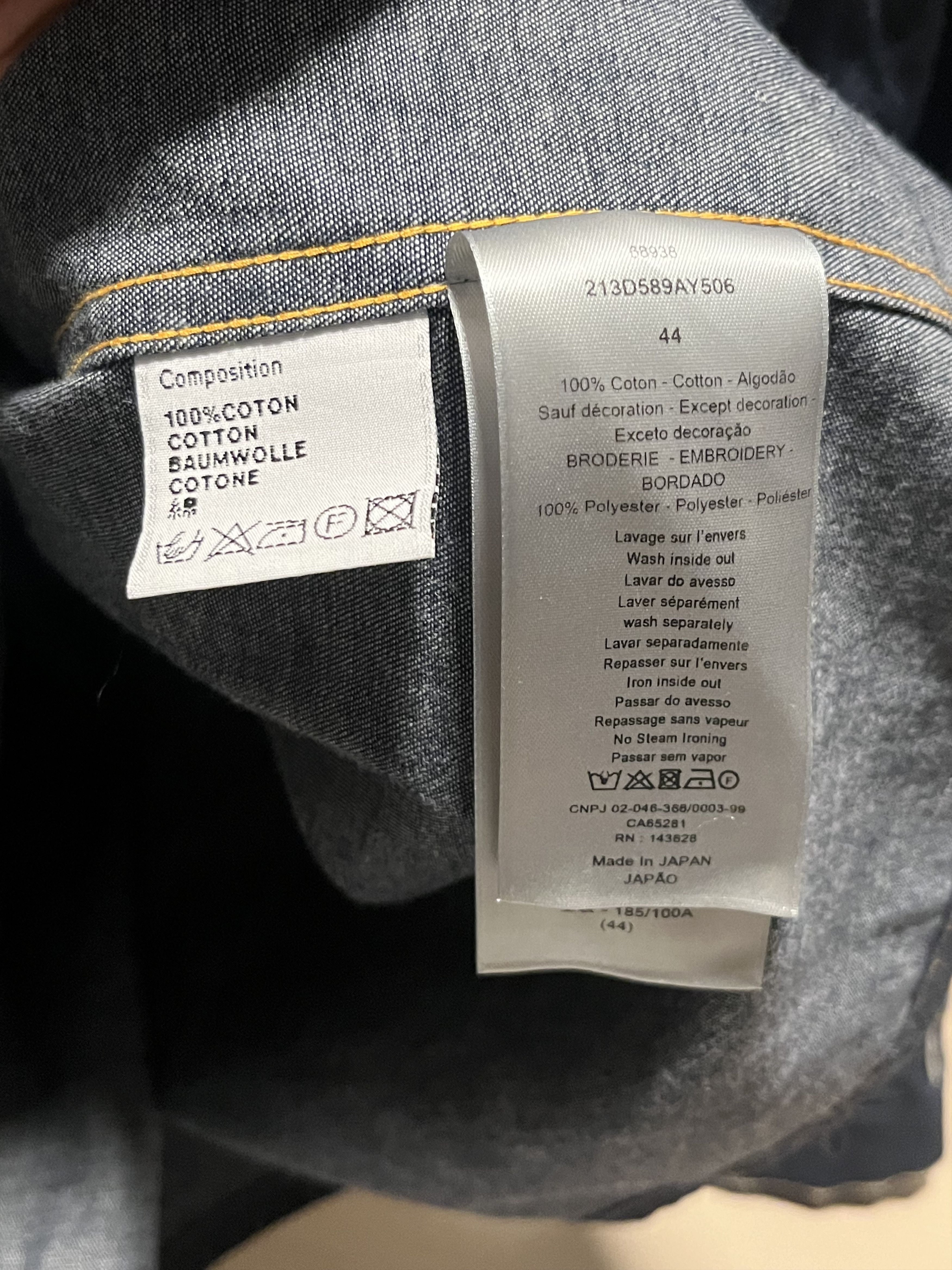 Dior Christian Dior Atelier Denim Shirts Size US S / EU 44-46 / 1 - 10 Thumbnail
