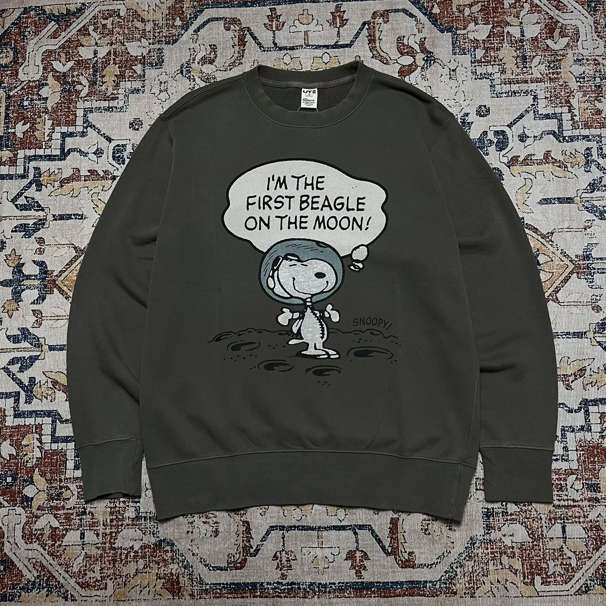 Peanuts × Uniqlo × Vintage Vintage Uniqlo Snoopy Peanuts On The Moon Size US M / EU 48-50 / 2 - 1 Thumbnail