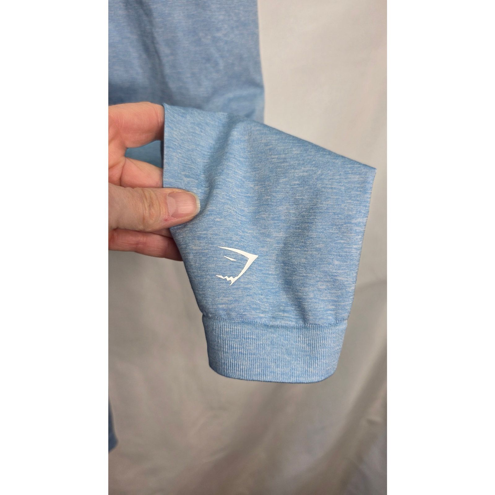 Gymshark Gymshark Adapt Marl Blue Seamless Athletic Gym Leggings Size 25" / US 0 / IT 36 - 3 Thumbnail