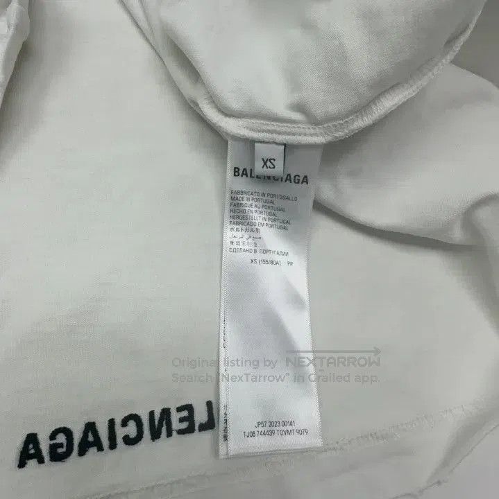 Balenciaga Balenciaga Casual Embroidered Crew Neck T. Size US XS / EU 42 / 0 - 2 Thumbnail