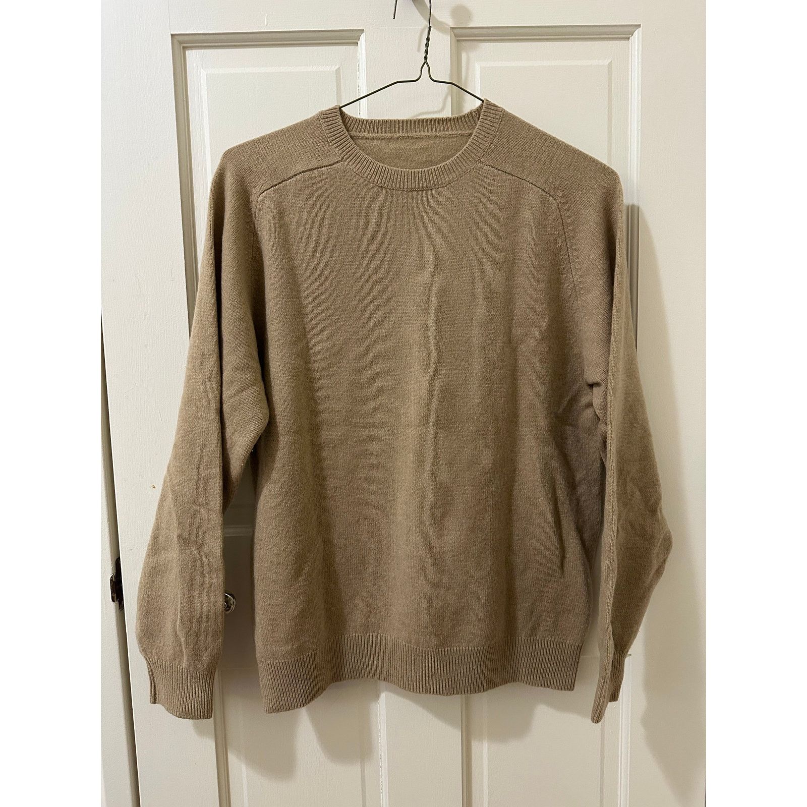 Beams Plus Beams Plus Japan Wool Sweater Large Tan Crew Neck Size US L / EU 52-54 / 3 - 1 Thumbnail