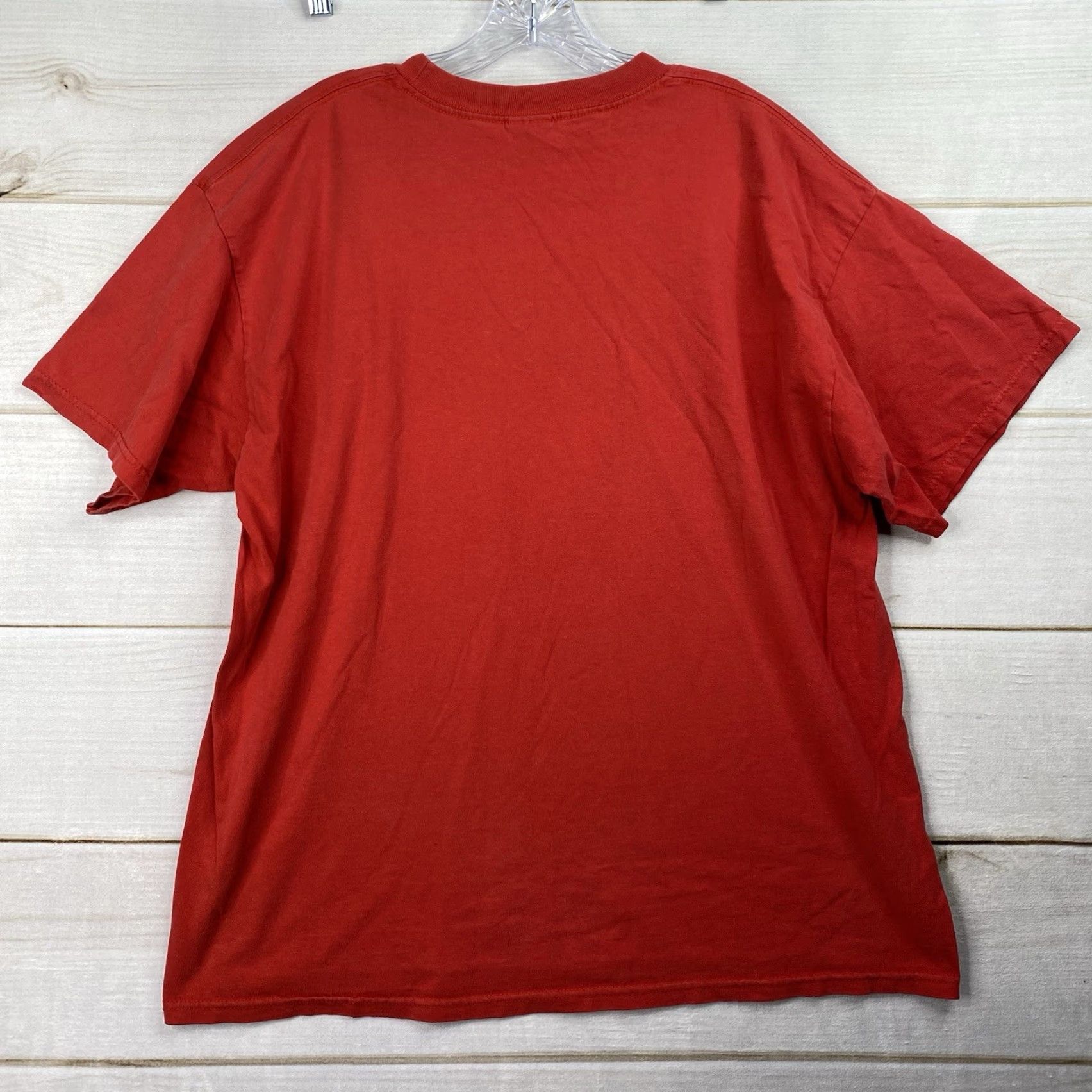 Vintage Chuck Norris Tee Shirt Mens XL Red 90s Crew Neck Short Sleeve Tennessee River T-Shirt Size US XL / EU 56 / 4 - 8 Thumbnail