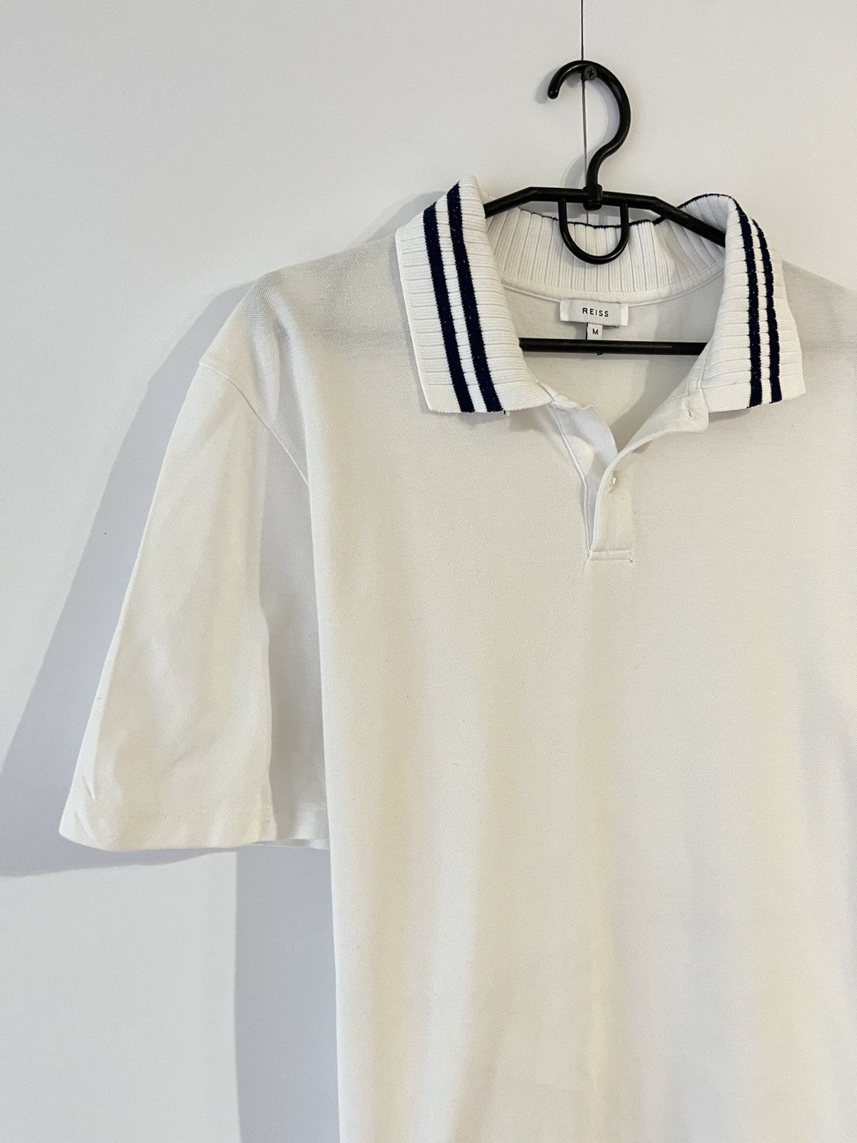 Reiss Reiss Classic Cotton Polo Shirt Made in Portugal Size US M / EU 48-50 / 2 - 2 Thumbnail