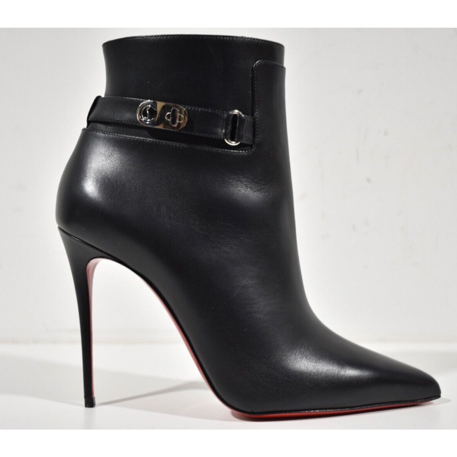 Christian Louboutin Christian Louboutin Lock So Kate Booty 100 Black Leather Size US 9 / IT 39 - 2 Thumbnail