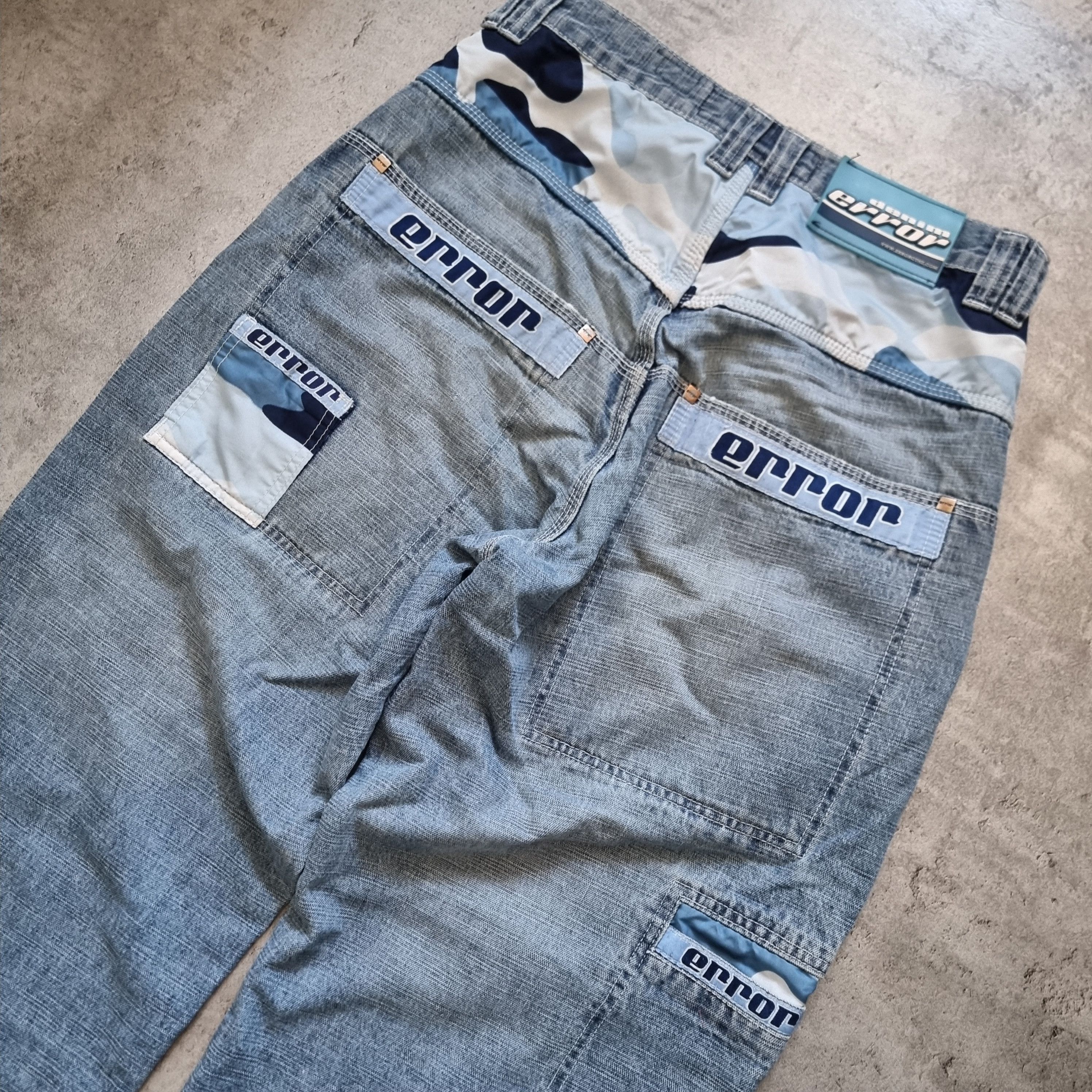 JNCO Vintage hip hop error mass denim jnco baggy jeans 90s Size US 32 / EU 48 - 2 Thumbnail