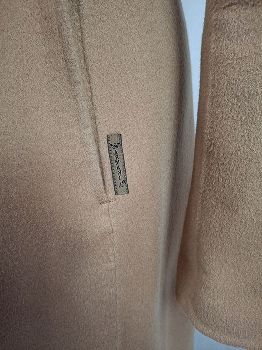 Armani Armani Jeans Wool Women's Camel Coat 46 Size XL / US 12-14 / IT 48-50 - 2 Thumbnail