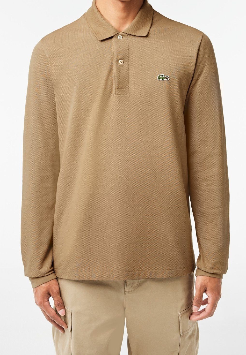 Lacoste 🇫🇷 Lacoste Classic Fit Polo Long Sleeve Made in France Rare Size US M / EU 48-50 / 2 - 2 Thumbnail