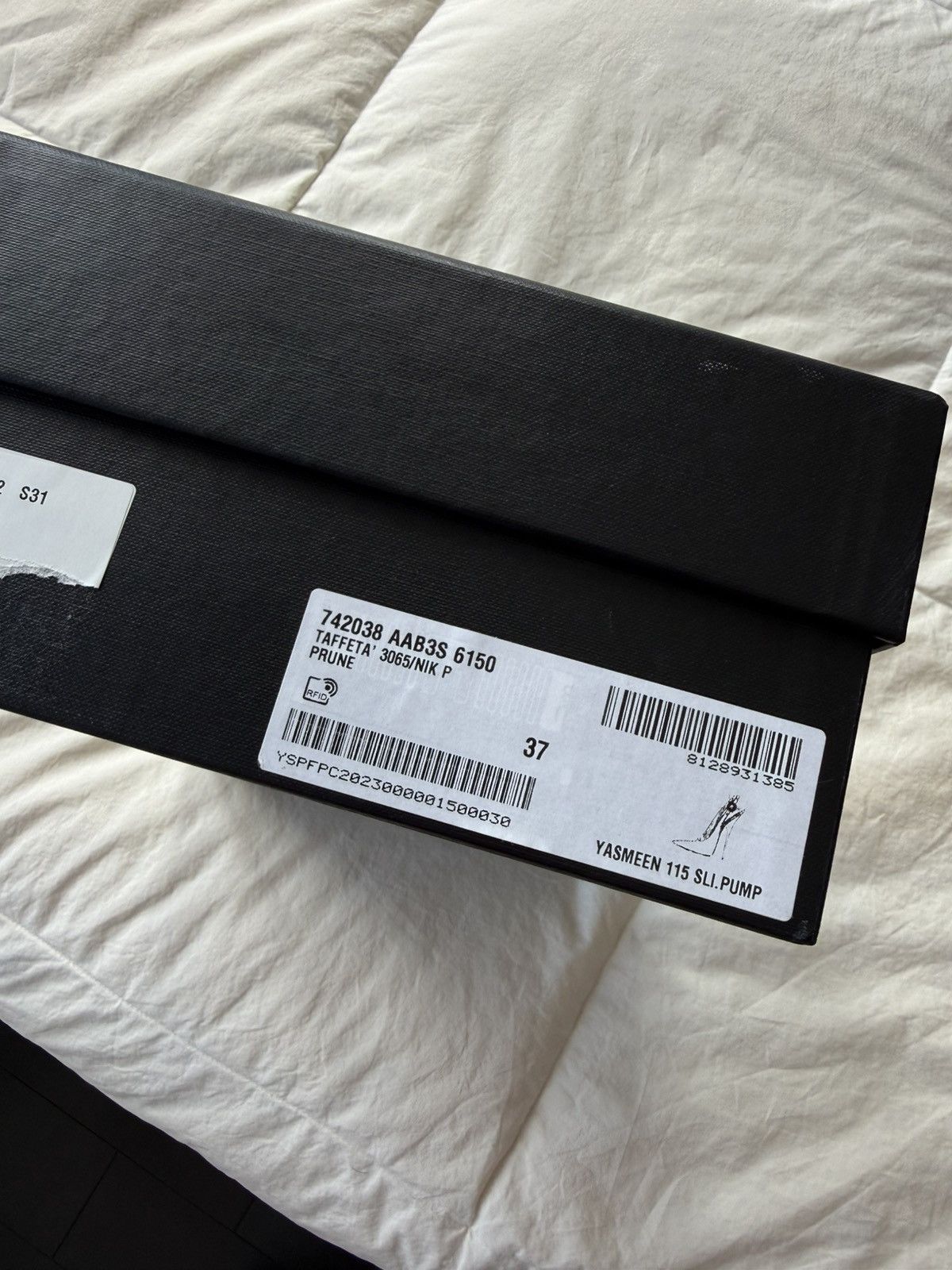 Yves Saint Laurent YSL Saint Laurent Yasmeen Satin Pump Prune Size US 7 / IT 37 - 7 Thumbnail