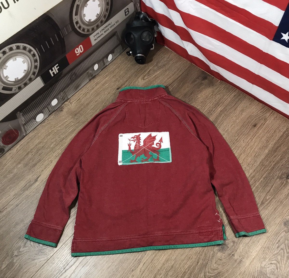 Vintage Vintage 90s Fat Face 1/4 Zip Pullover Size US L / EU 52-54 / 3 - 1 Thumbnail