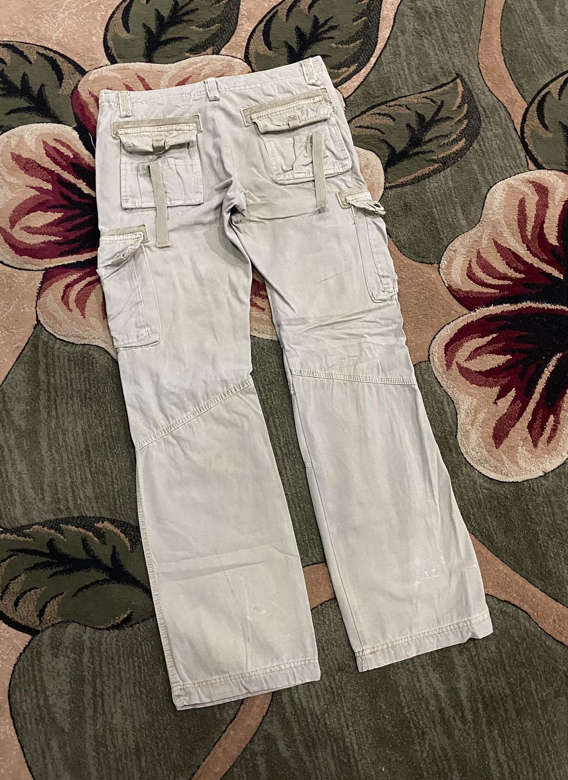 General Research × Japanese Brand MULTI POCKET PARACHUTE BONDAGE FADED CARGO PANTS Size US 34 / EU 50 - 6 Thumbnail