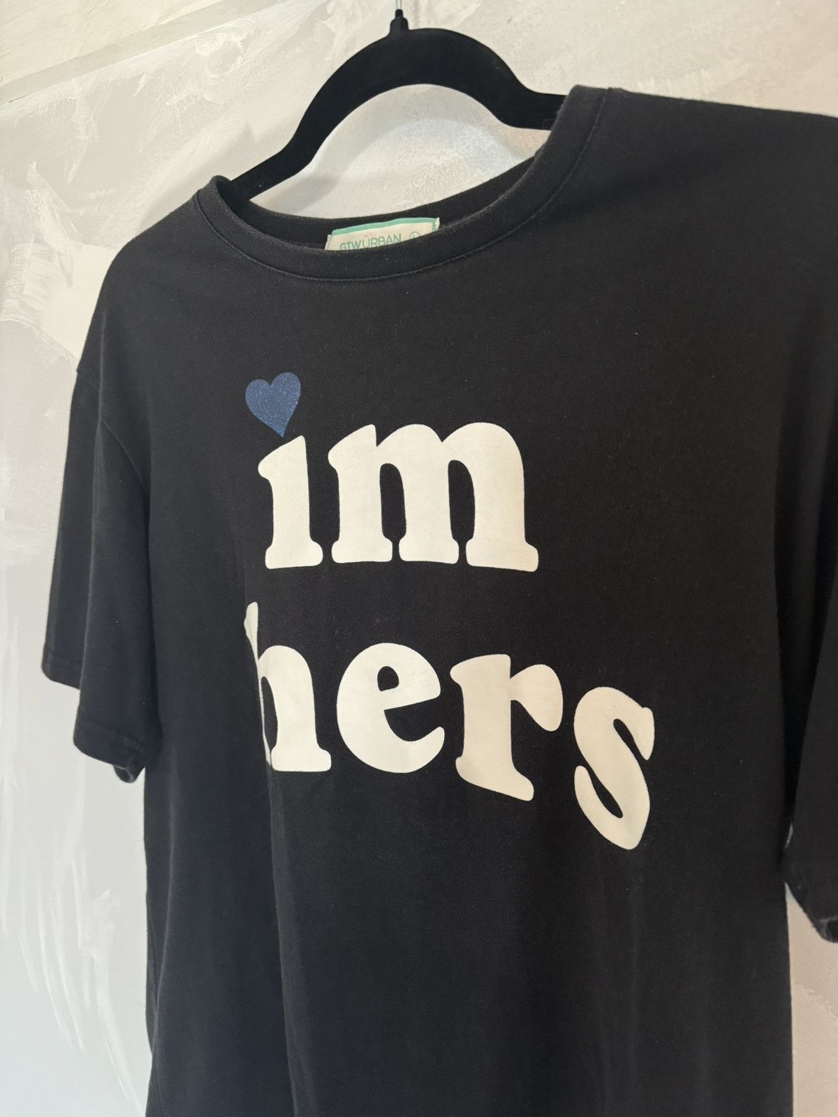 Vintage GTW Urban I'm Hers Custom Text Humor Vintage Black Tee Size US L / EU 52-54 / 3 - 2 Thumbnail