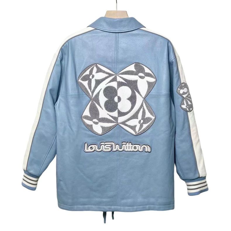 Louis Vuitton Louis Vuitton SS23 Show Colorblock Jacquard Long Leather Co Size US M / EU 48-50 / 2 - 2 Thumbnail