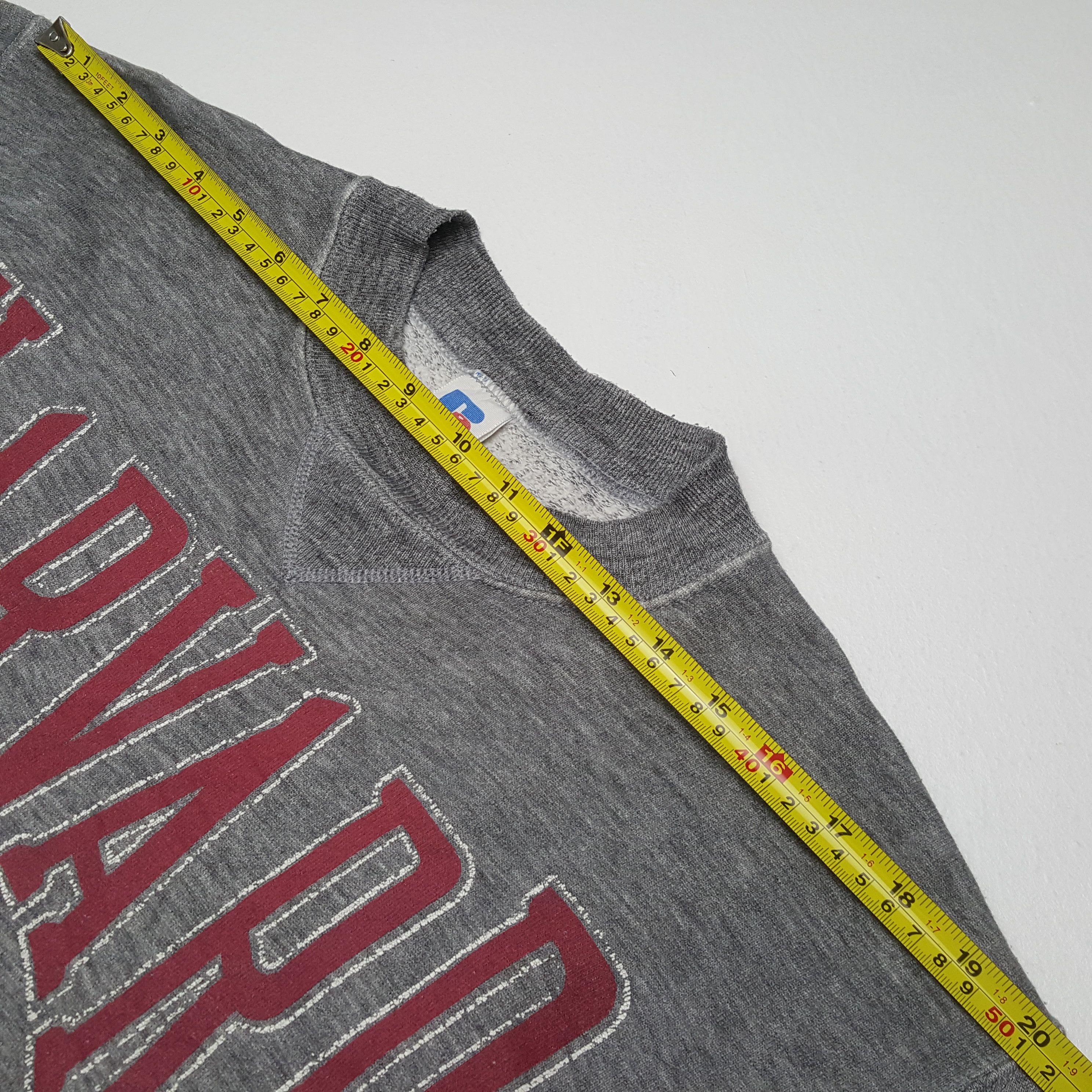 Russell Athletic Vintage Harvard University Distressed Sweatshirt C305N9 Size US M / EU 48-50 / 2 - 6 Thumbnail