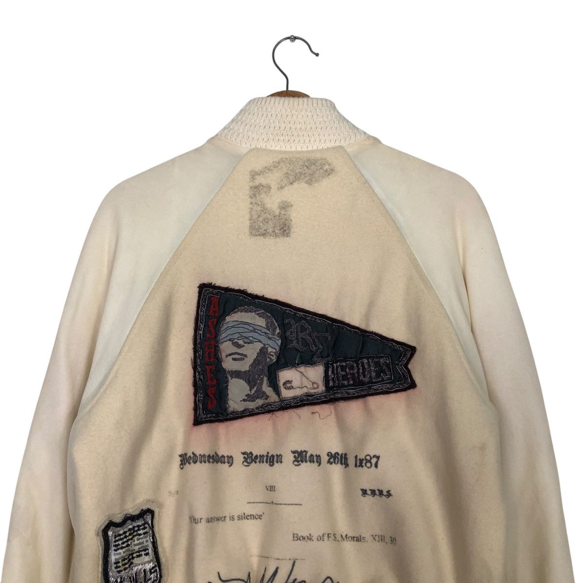 Raf Simons 🔥RAF SIMONS ASHES & HEROES 2006/2007 COLLECTIONS WOOL BOMBER Size US M / EU 48-50 / 2 - 3 Thumbnail