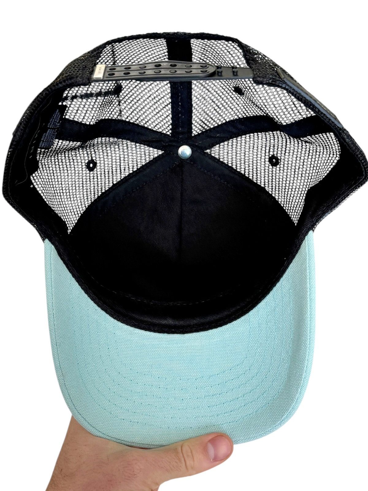 Amiri Blue Triple Star Leather Patch Hat Size ONE SIZE - 6 Thumbnail