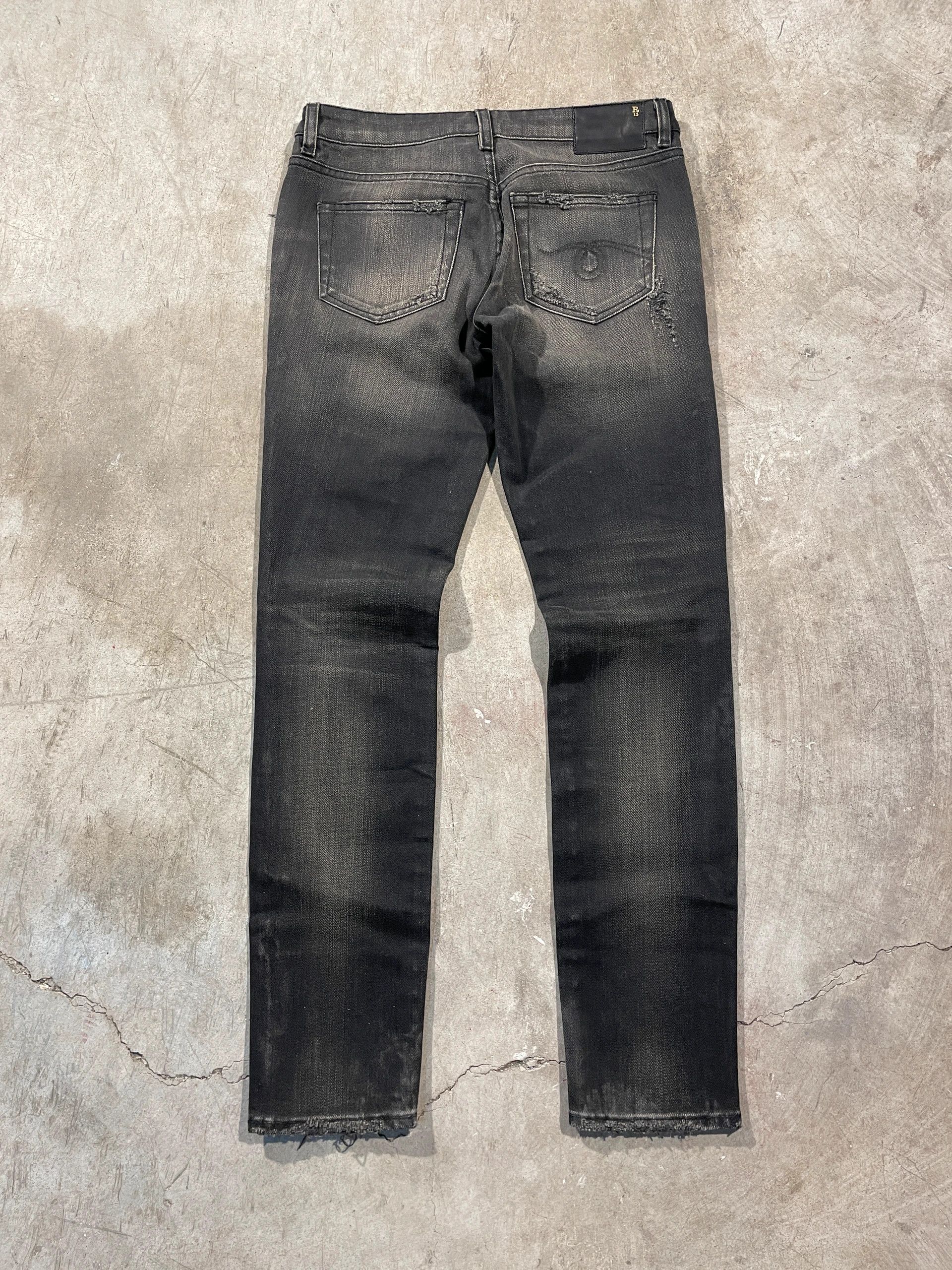 R13 R13 Alison Crop Denim Jeans Size 27" / US 4 / IT 40 - 2 Thumbnail